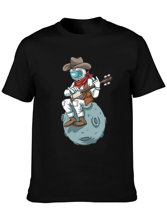 Cowboy Astronaut Banjo T-Shirt
