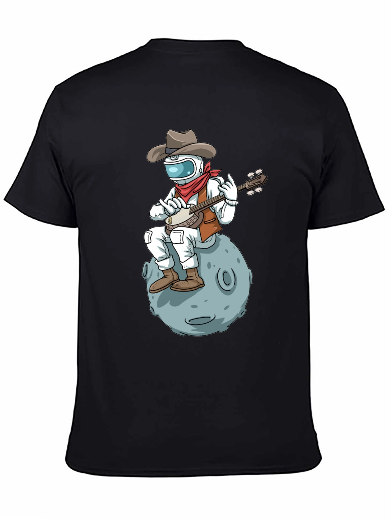 Cowboy Astronaut Banjo T-Shirt
