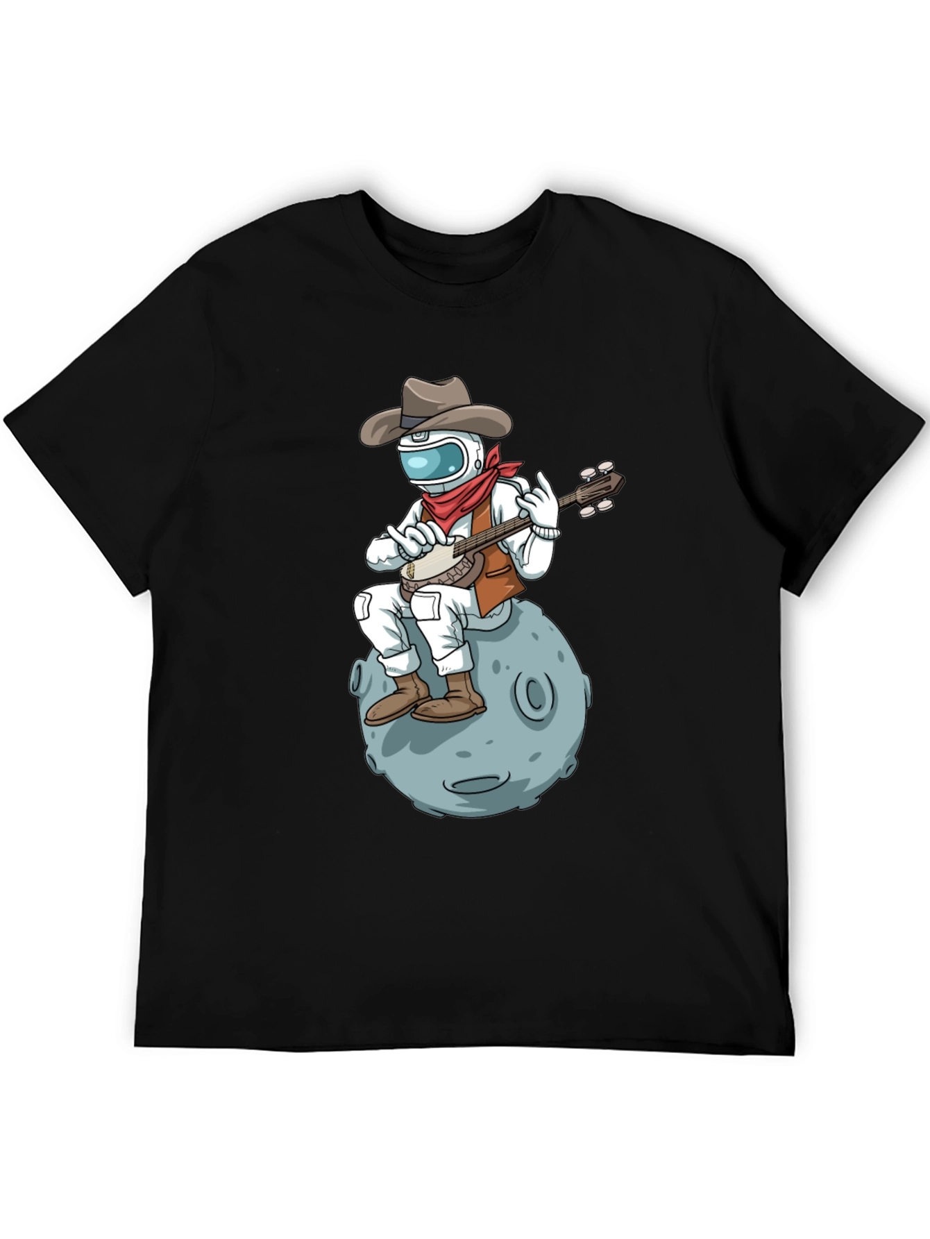 Cowboy Astronaut Banjo T-Shirt