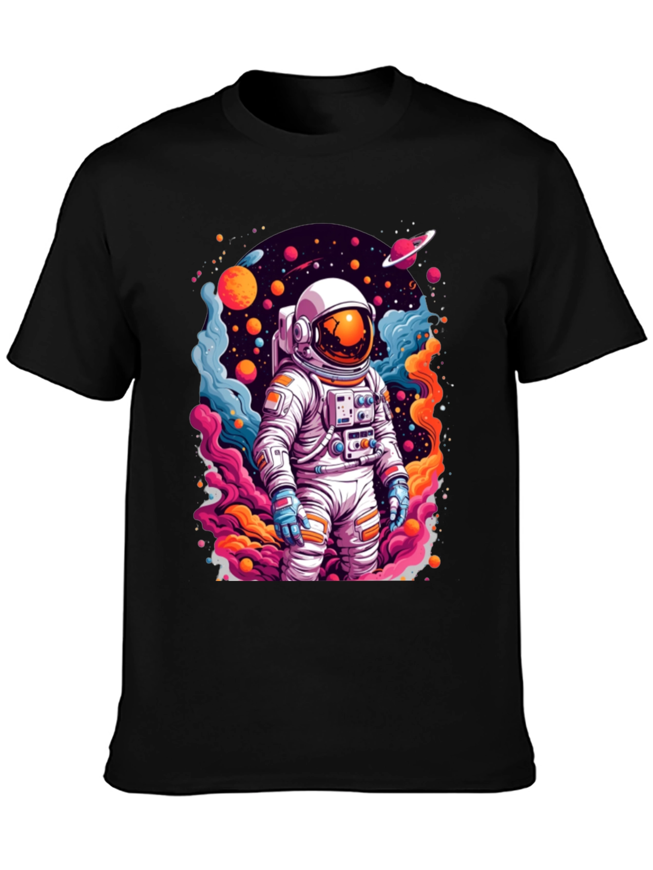 Space Astronaut T-Shirt - Galaxy Design