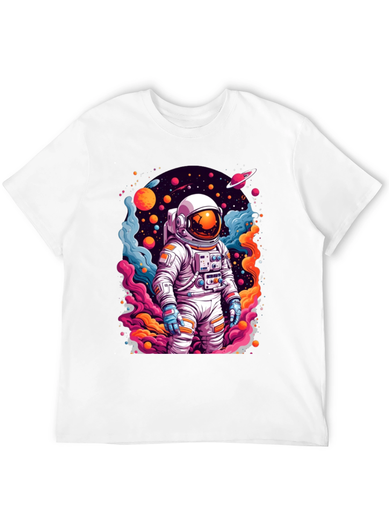Space Astronaut T-Shirt - Galaxy Design
