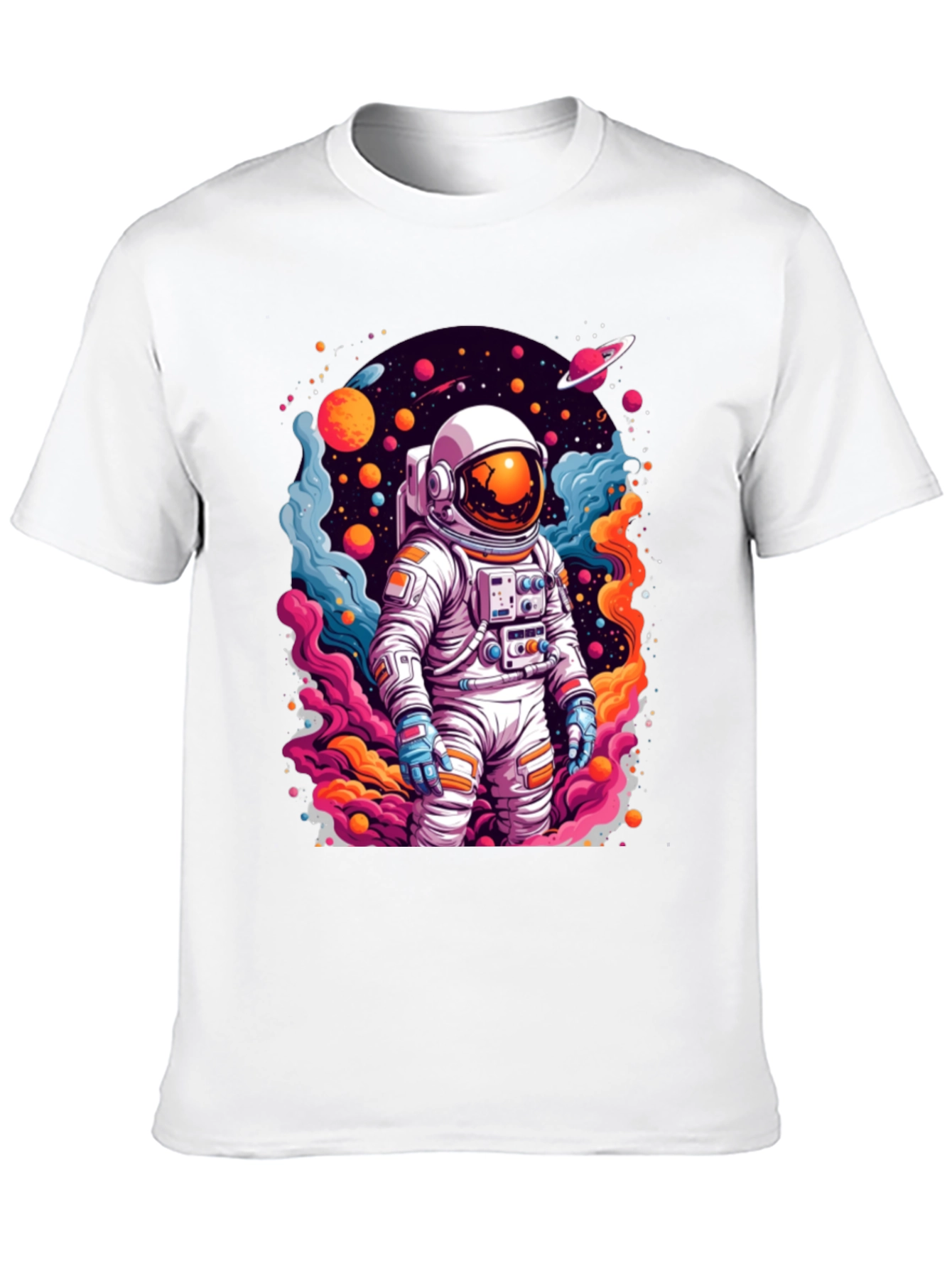 Space Astronaut T-Shirt - Galaxy Design