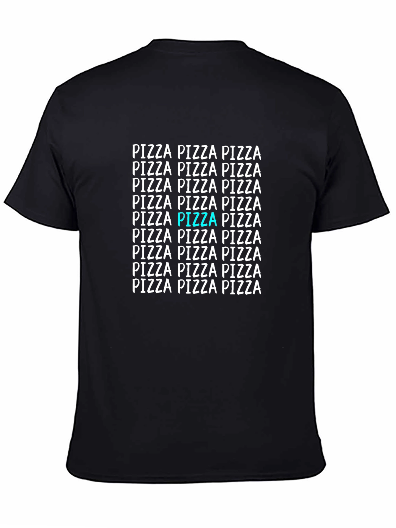 Pizza Graphic Print T-Shirt