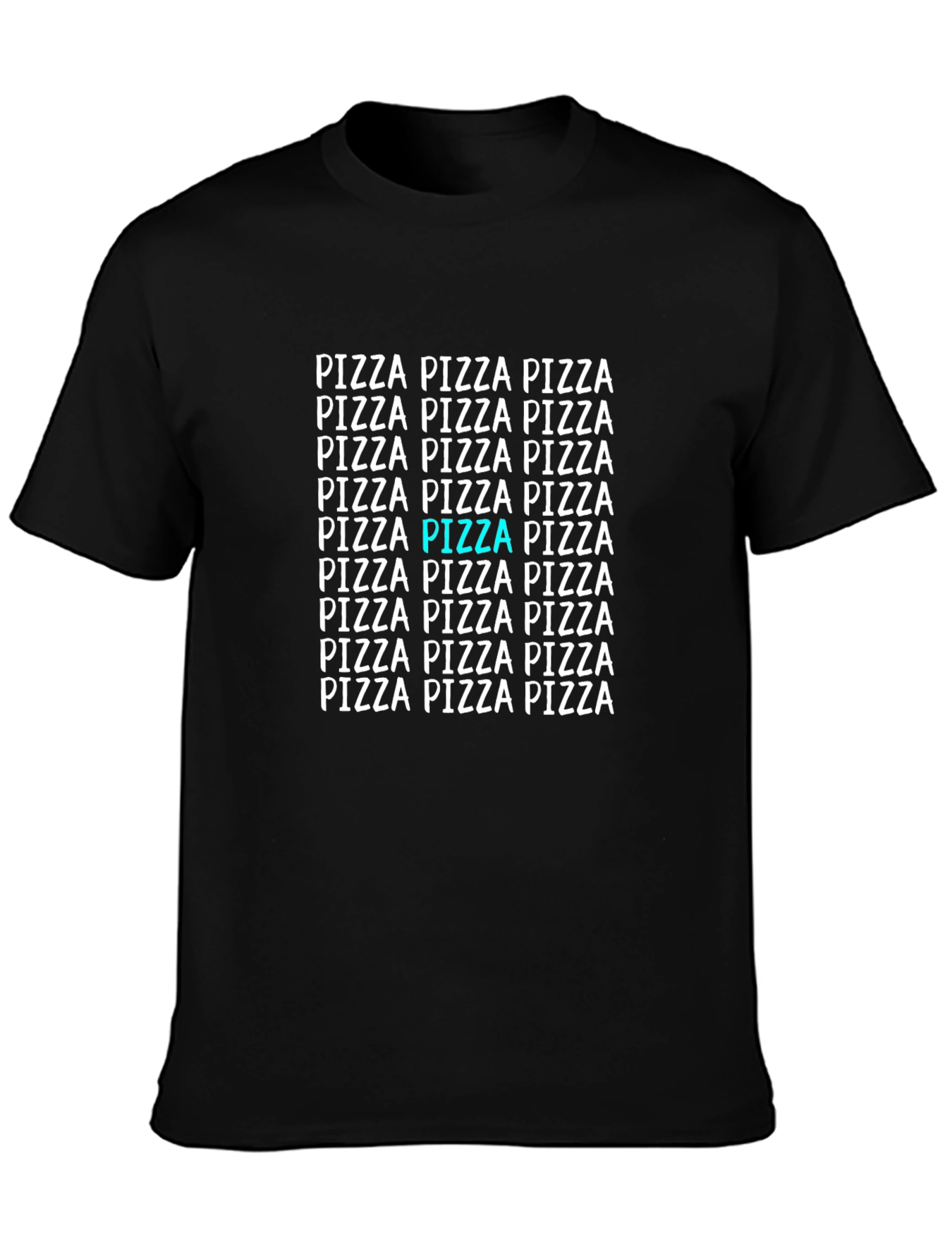 Pizza Graphic Print T-Shirt