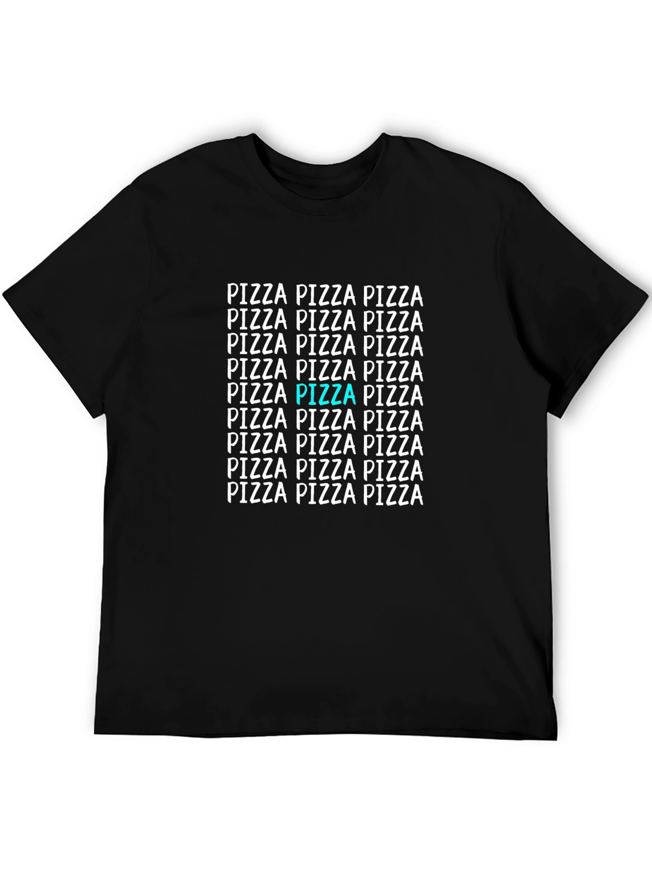 Pizza Graphic Print T-Shirt