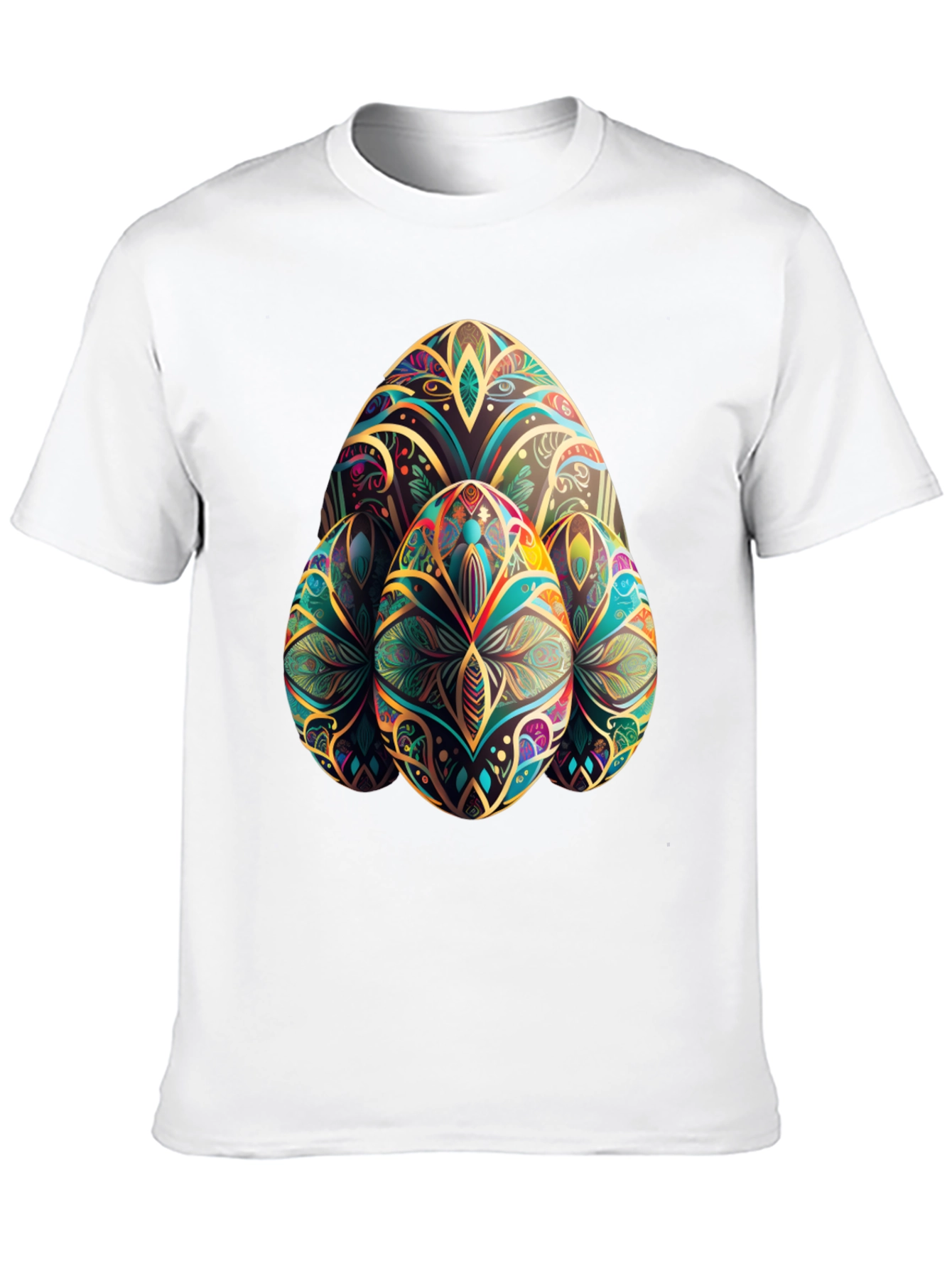 Easter Egg Art T-Shirt - Black