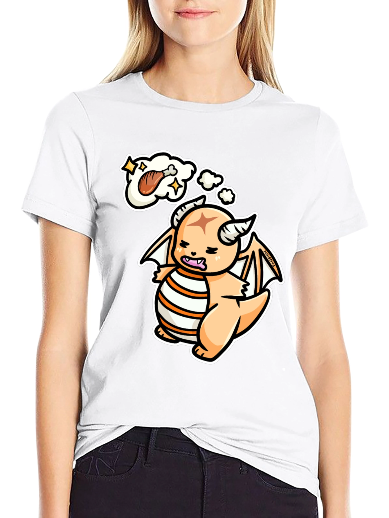 Hungry Dragon Graphic T-Shirt