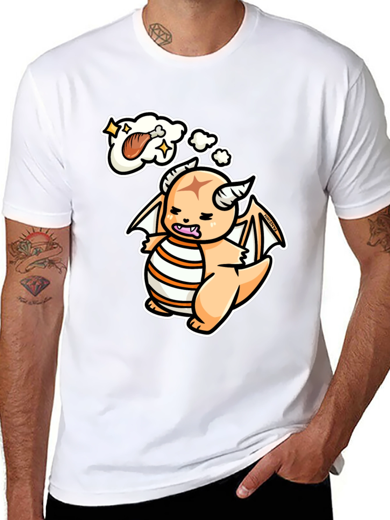 Hungry Dragon Graphic T-Shirt