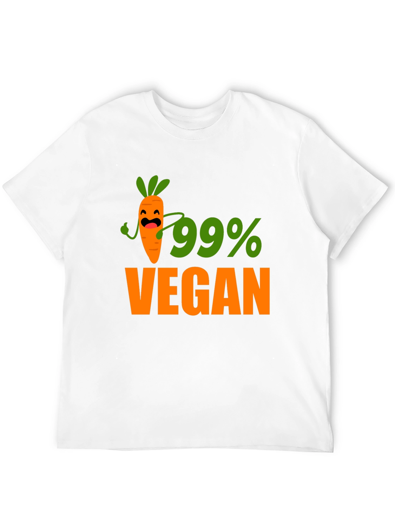 99% Vegan Graphic T-Shirt - Soft Cotton Tee