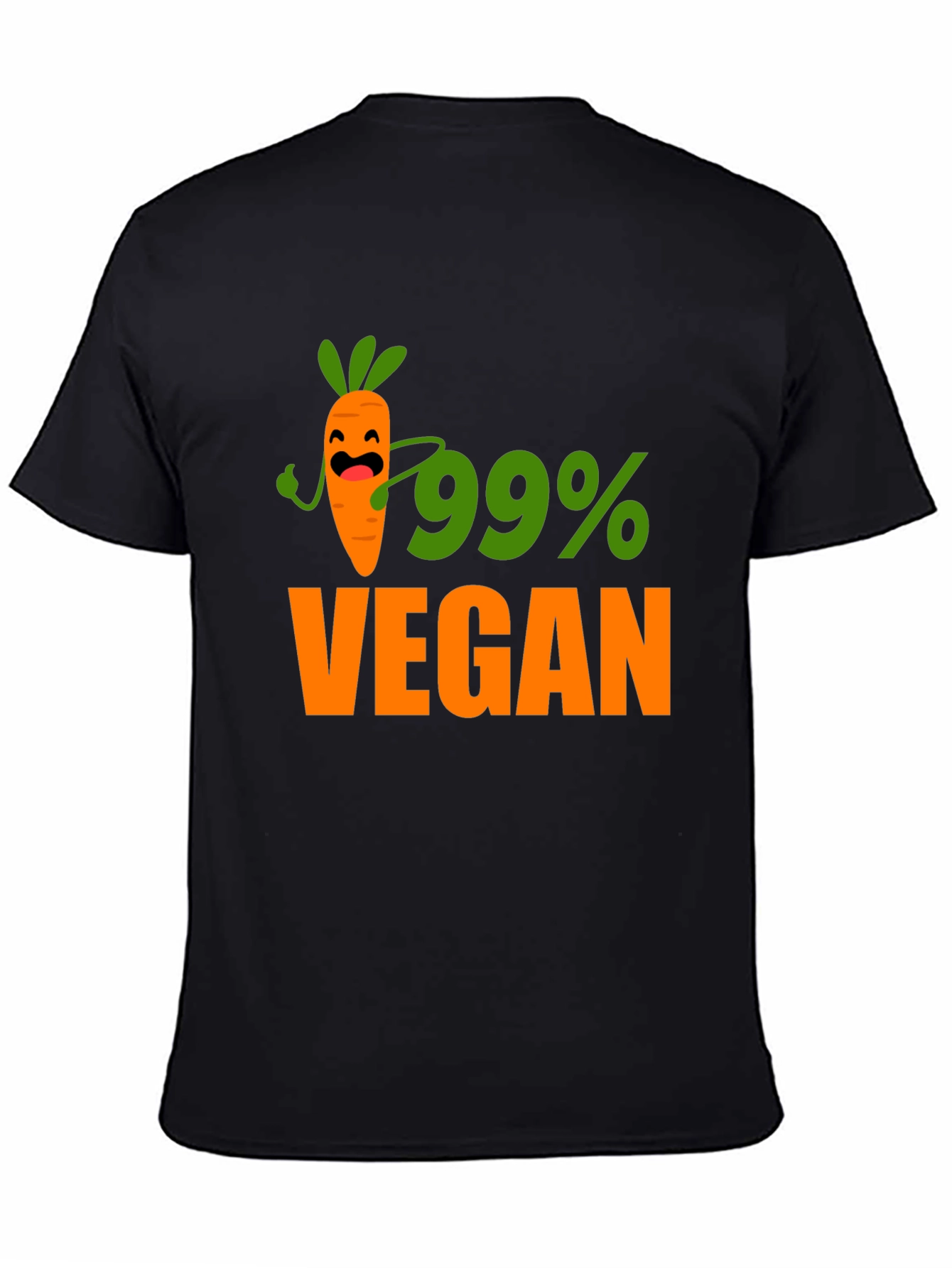 99% Vegan Graphic T-Shirt - Soft Cotton Tee