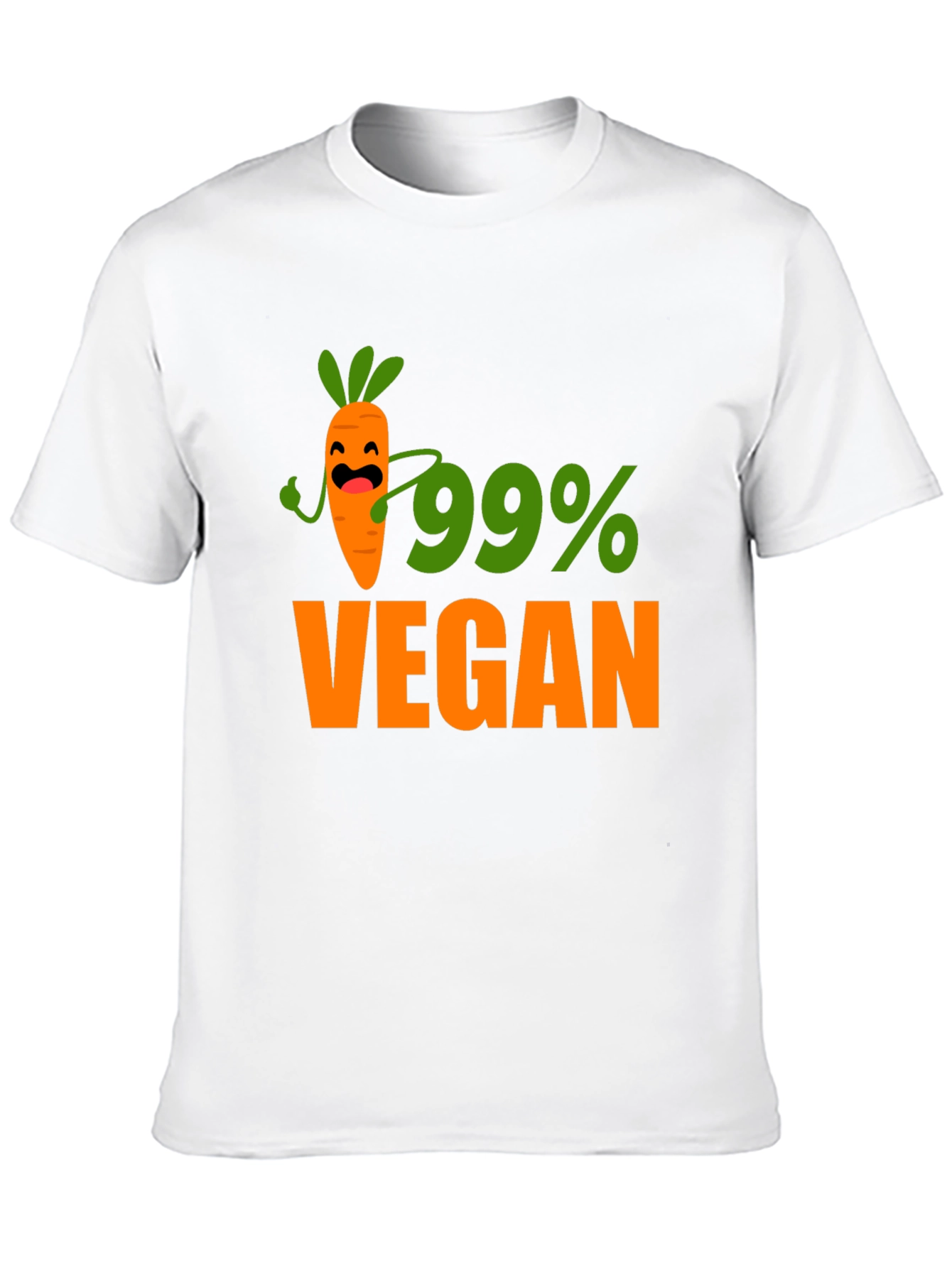 99% Vegan Graphic T-Shirt - Soft Cotton Tee