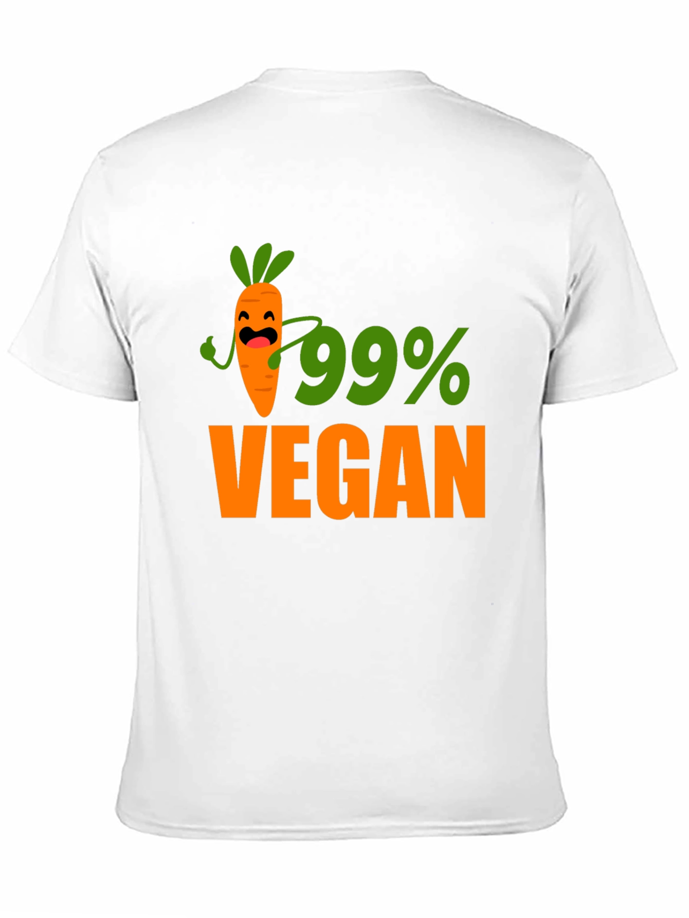 99% Vegan Graphic T-Shirt - Soft Cotton Tee