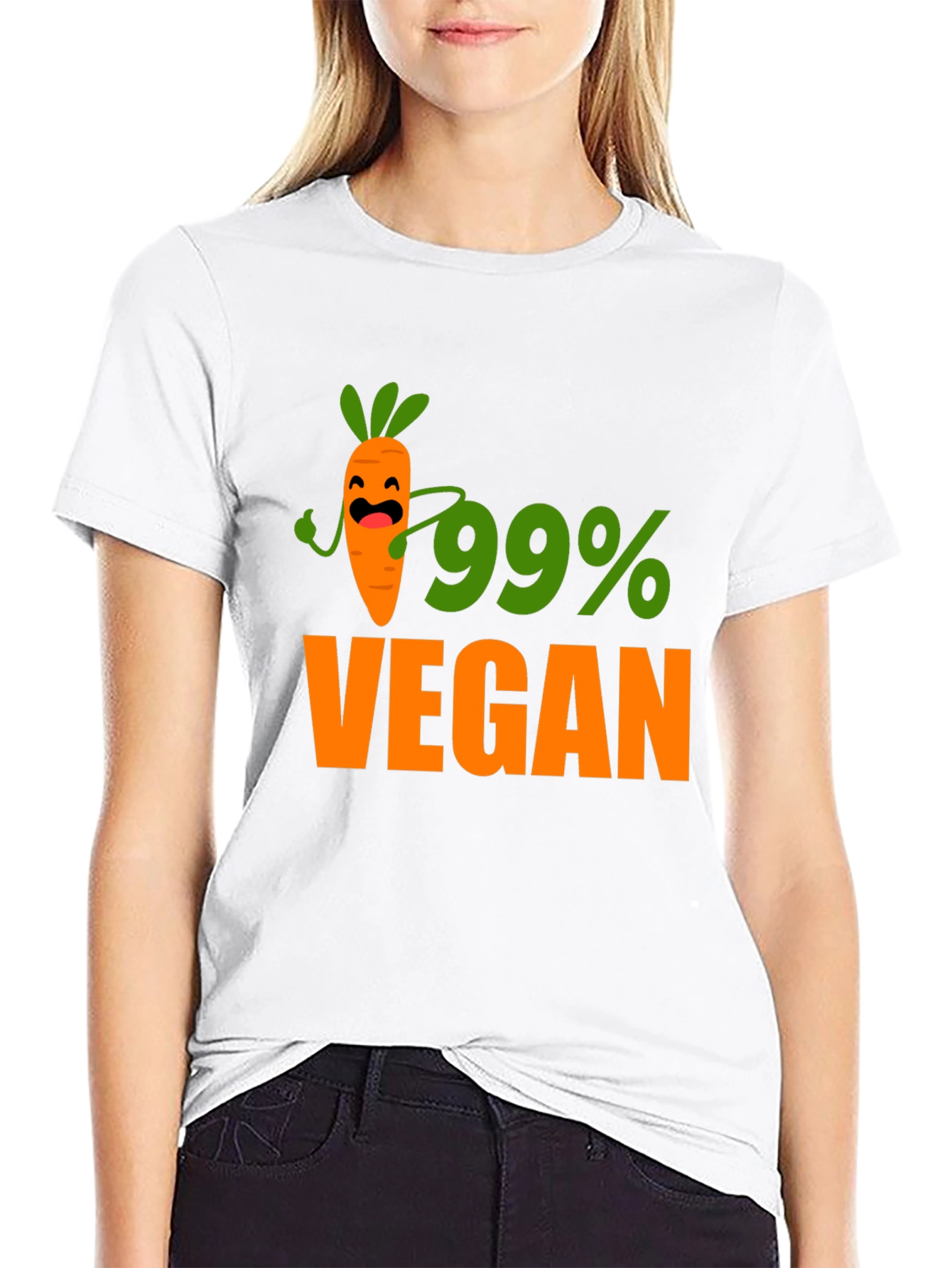 99% Vegan Graphic T-Shirt - Soft Cotton Tee