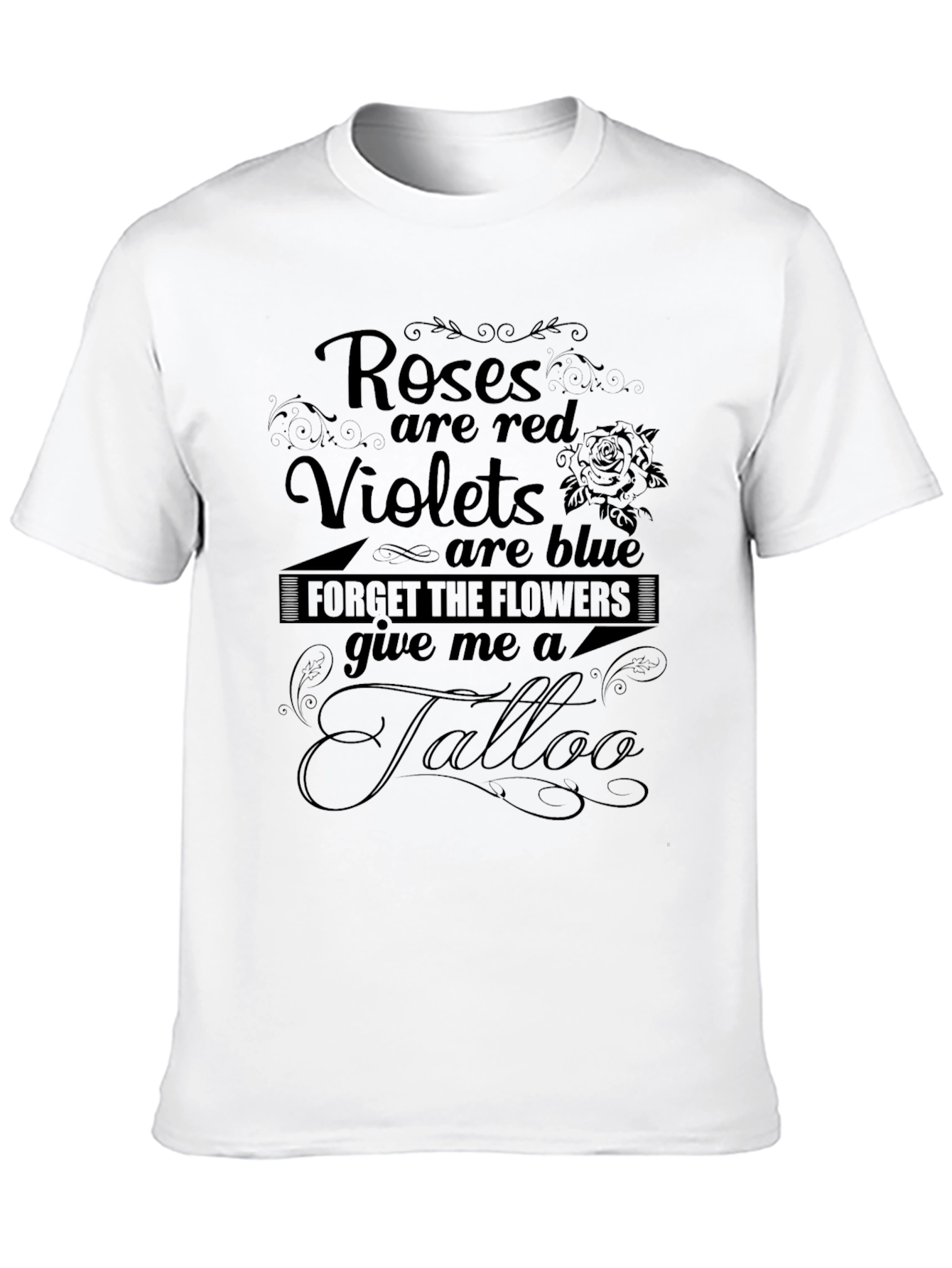 Roses are Red Tattoo Graphic T-Shirt