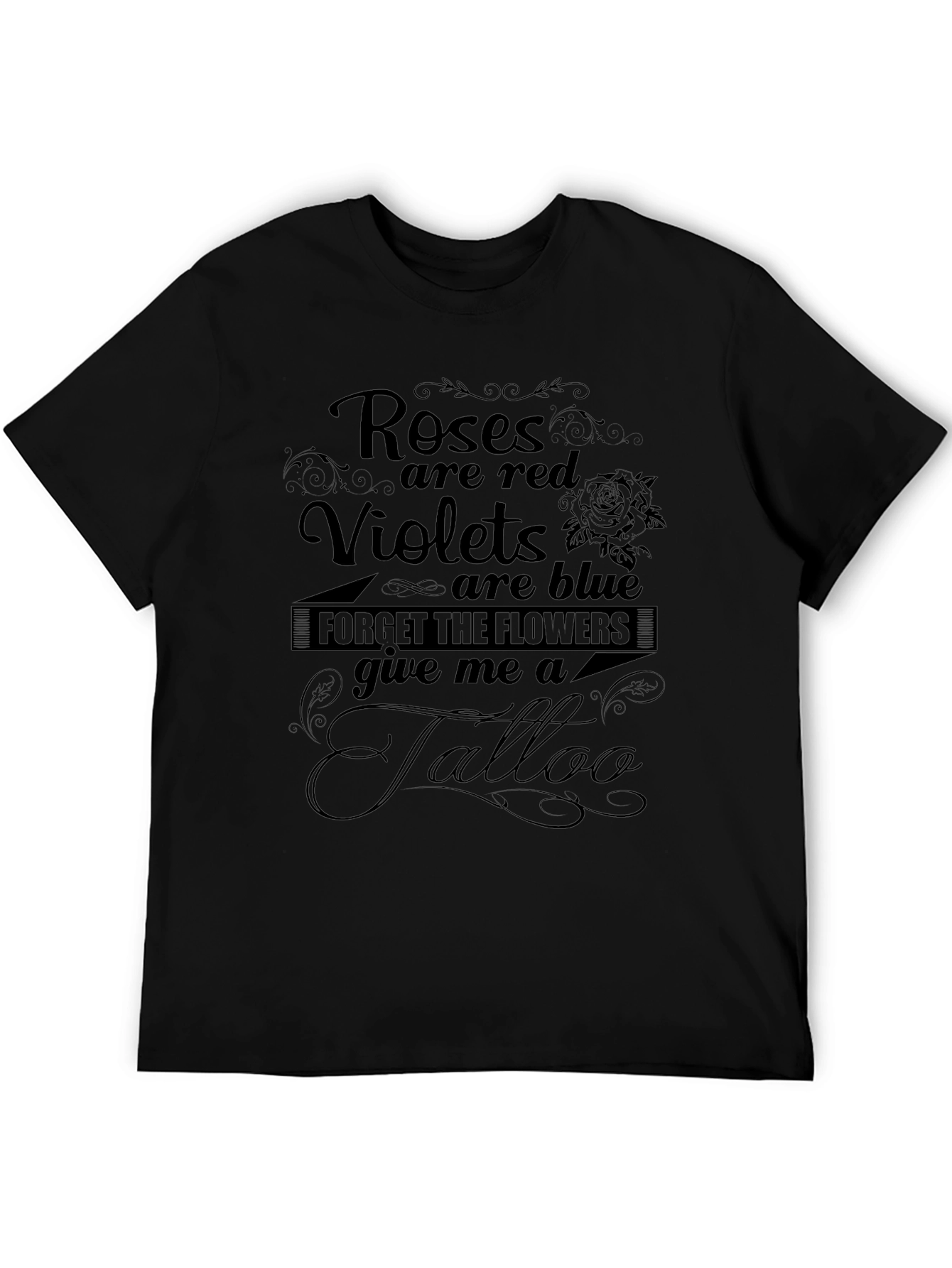 Roses are Red Tattoo Graphic T-Shirt
