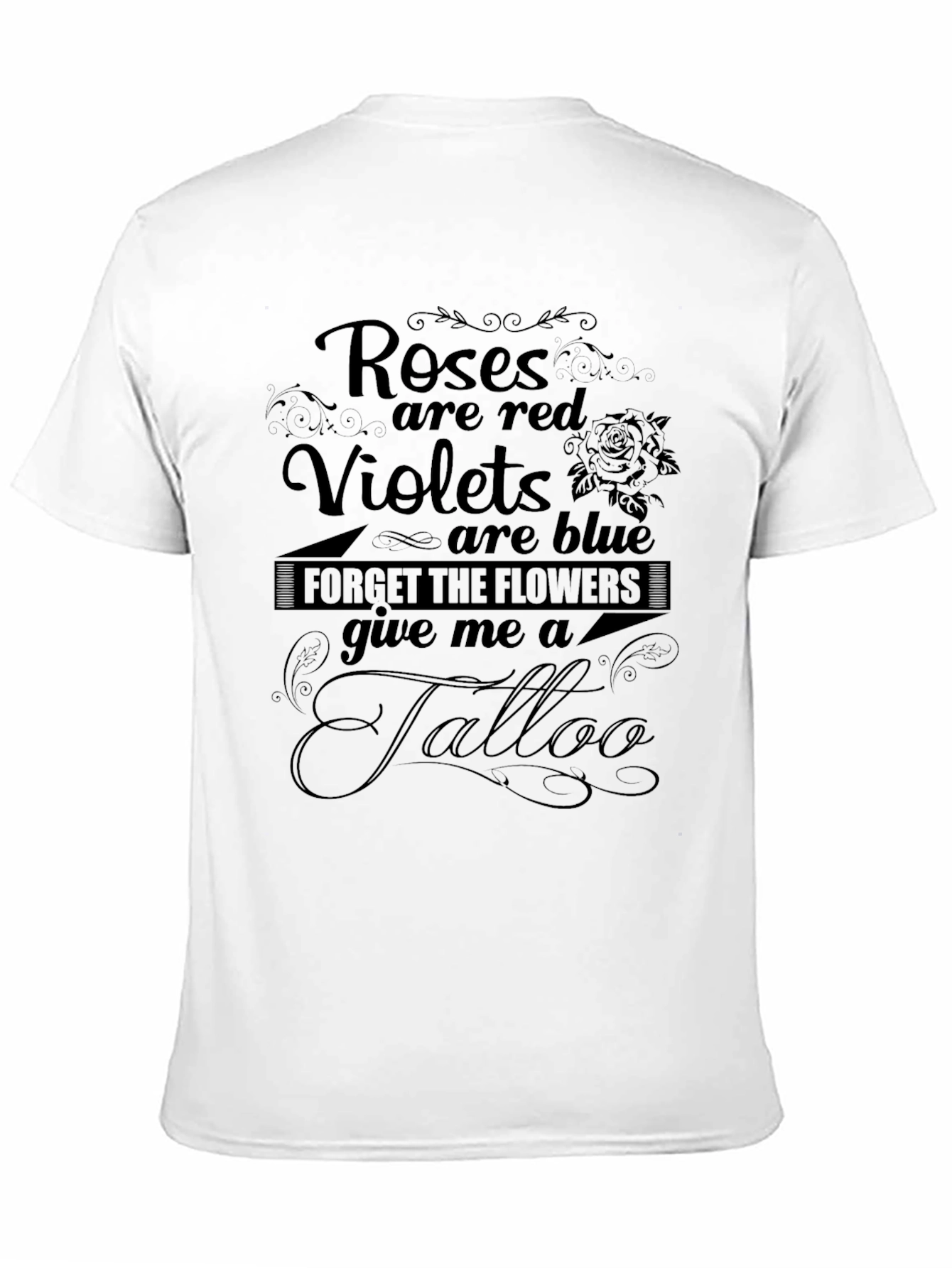 Roses are Red Tattoo Graphic T-Shirt