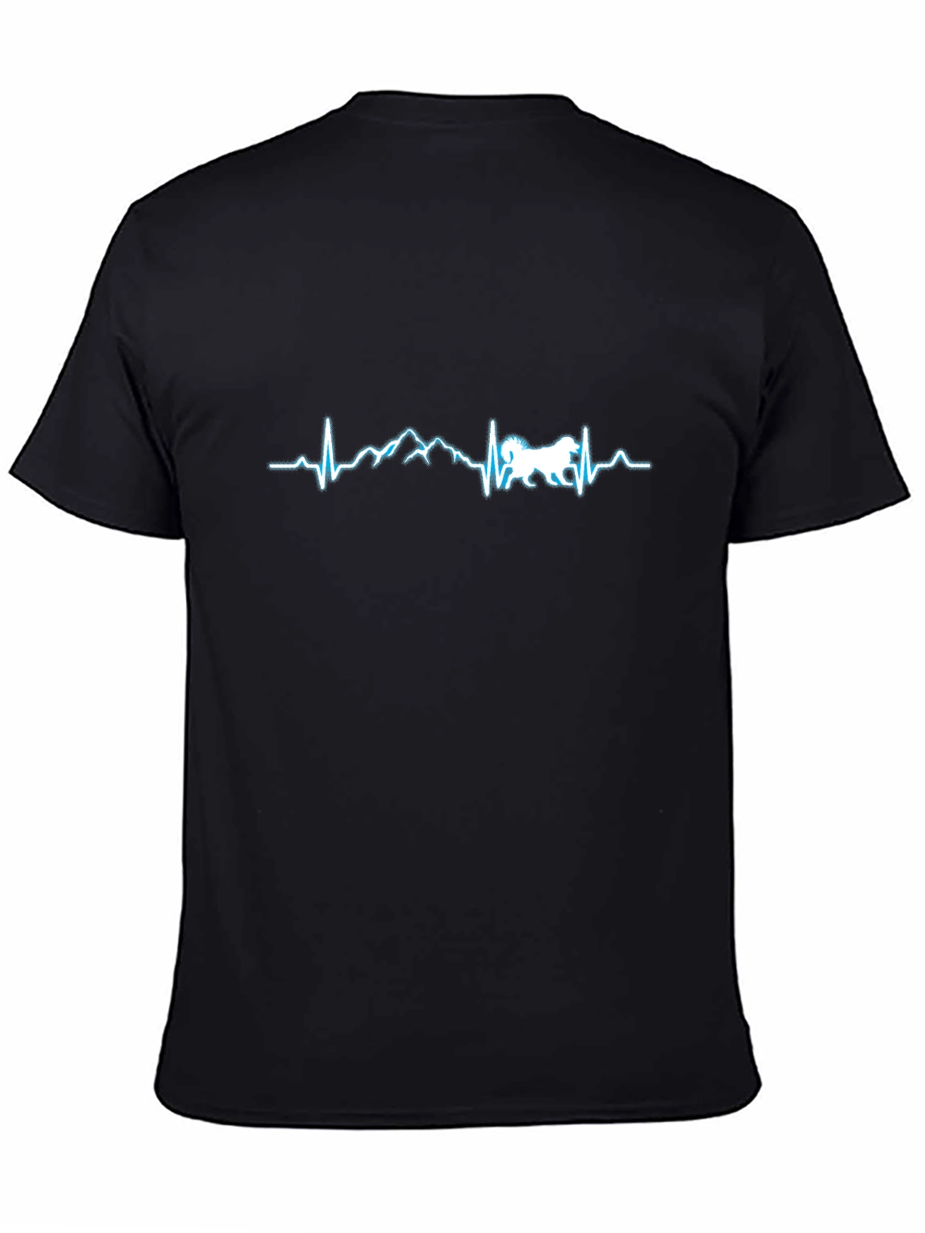 Mountain Dog Heartbeat T-Shirt - Black