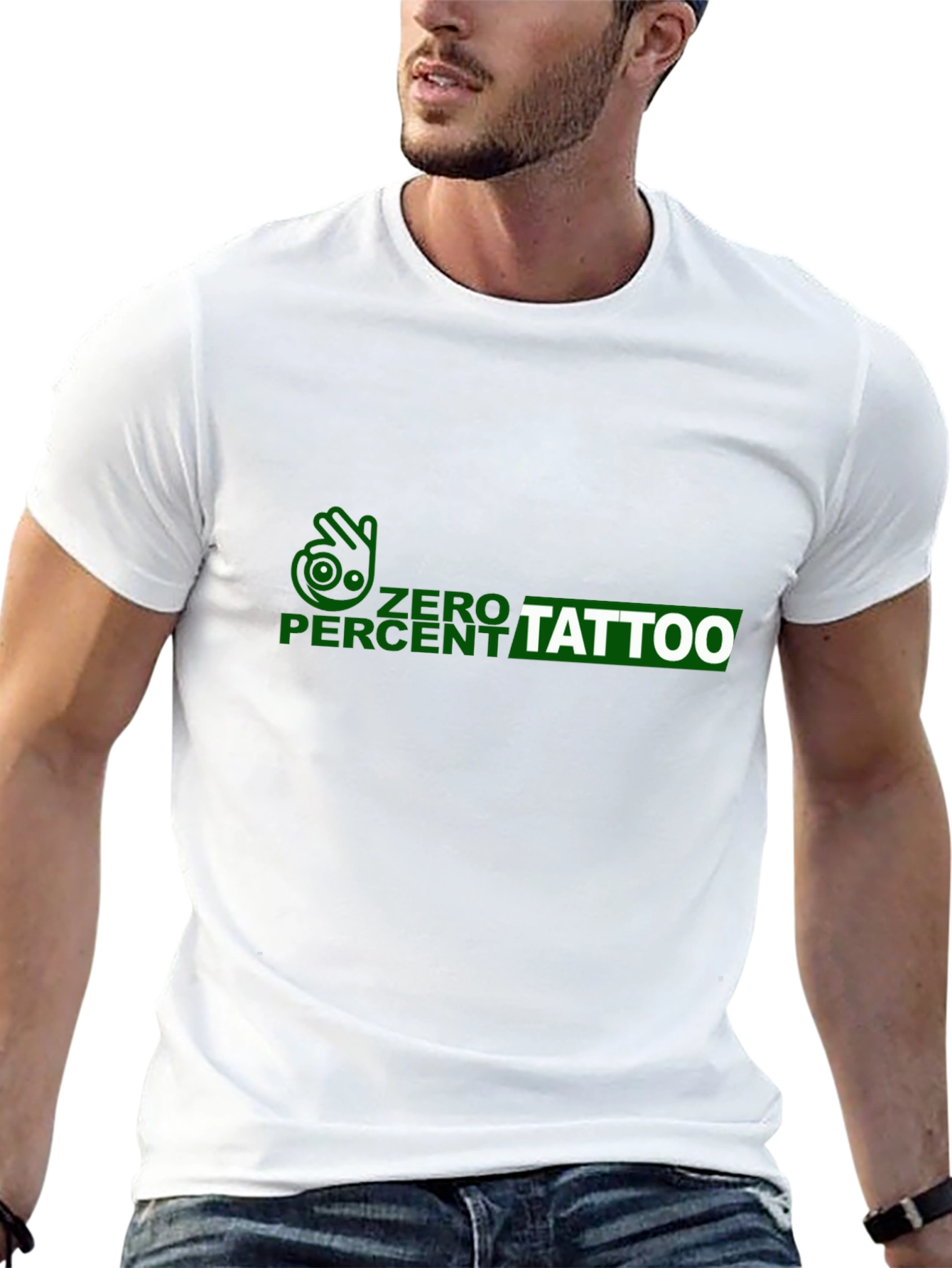 Zero Percent Tattoo Novelty T-Shirt