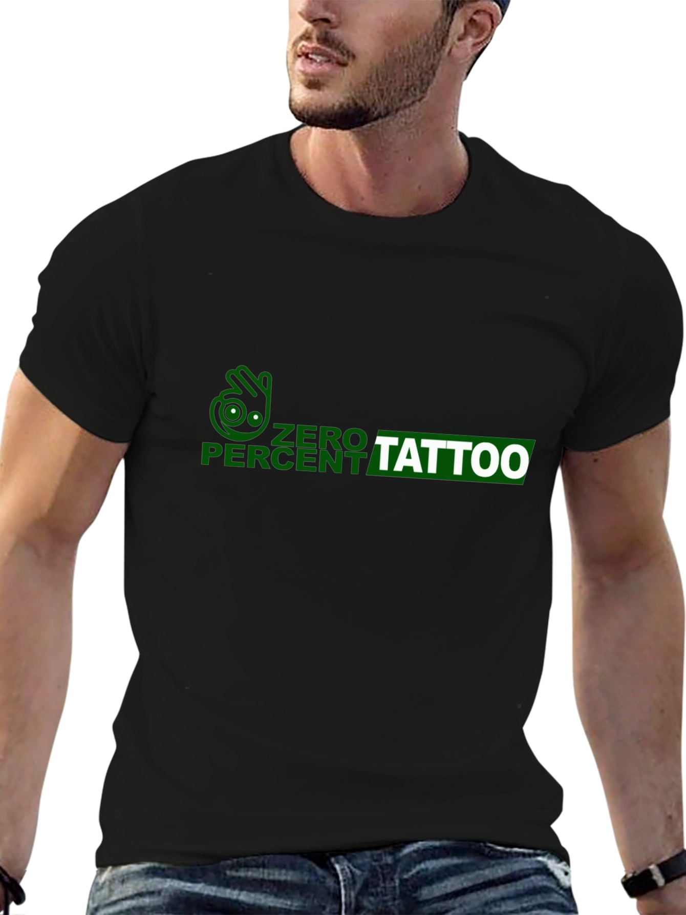 Zero Percent Tattoo Novelty T-Shirt