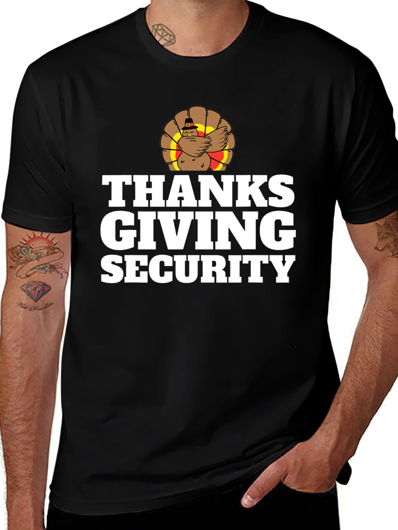 Thanksgiving Security Graphic T-Shirt