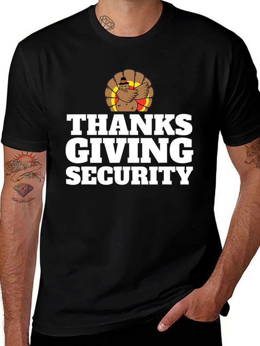 Thanksgiving Security Graphic T-Shirt