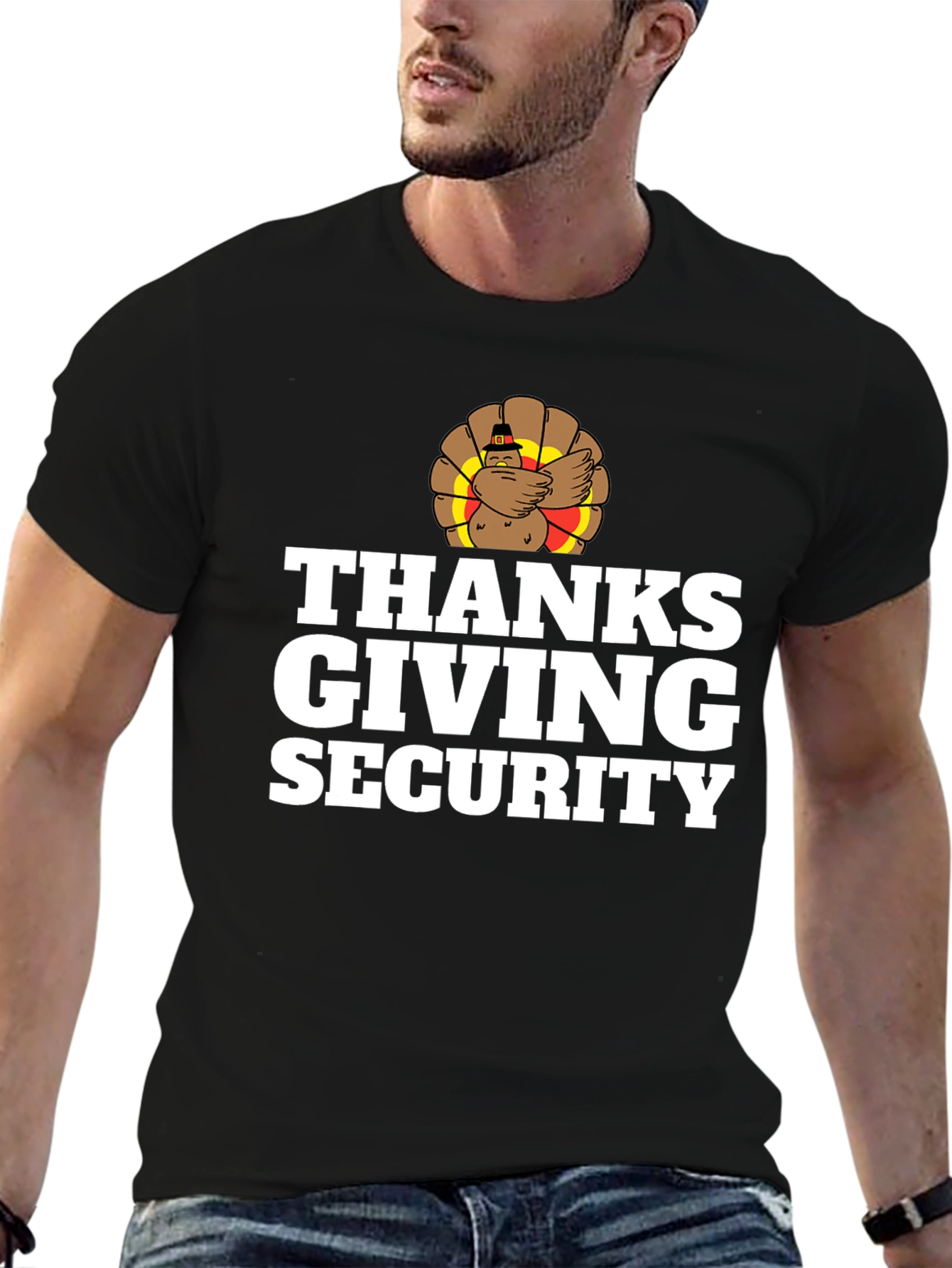 Thanksgiving Security Graphic T-Shirt