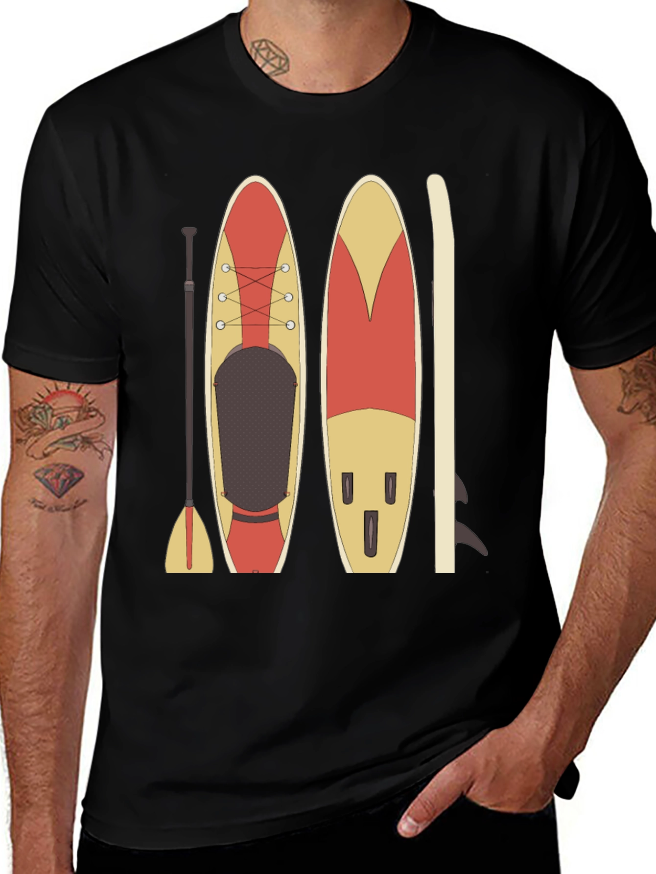 Paddle Board T-Shirt: Surfs Up!