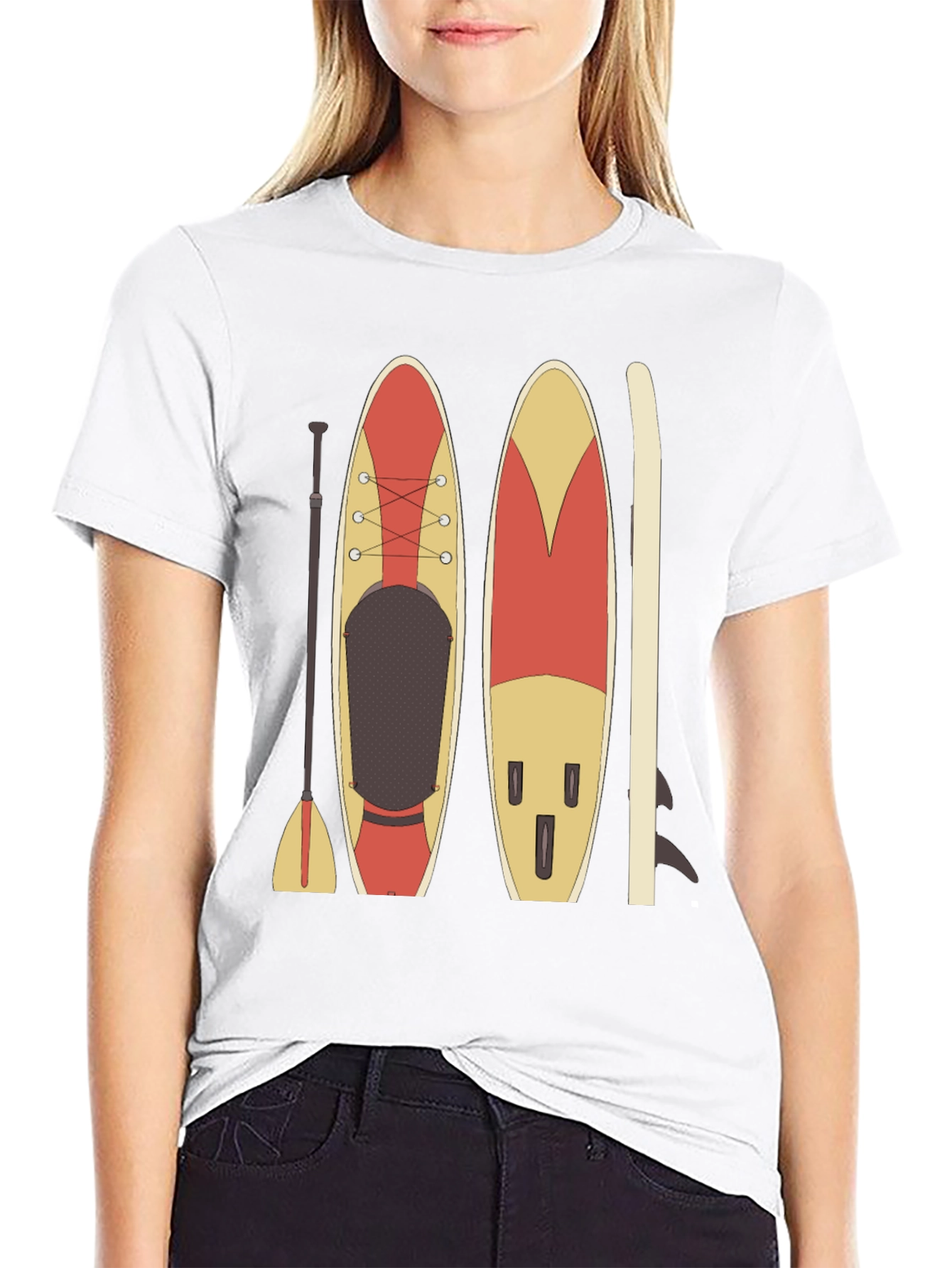 Paddle Board T-Shirt: Surfs Up!