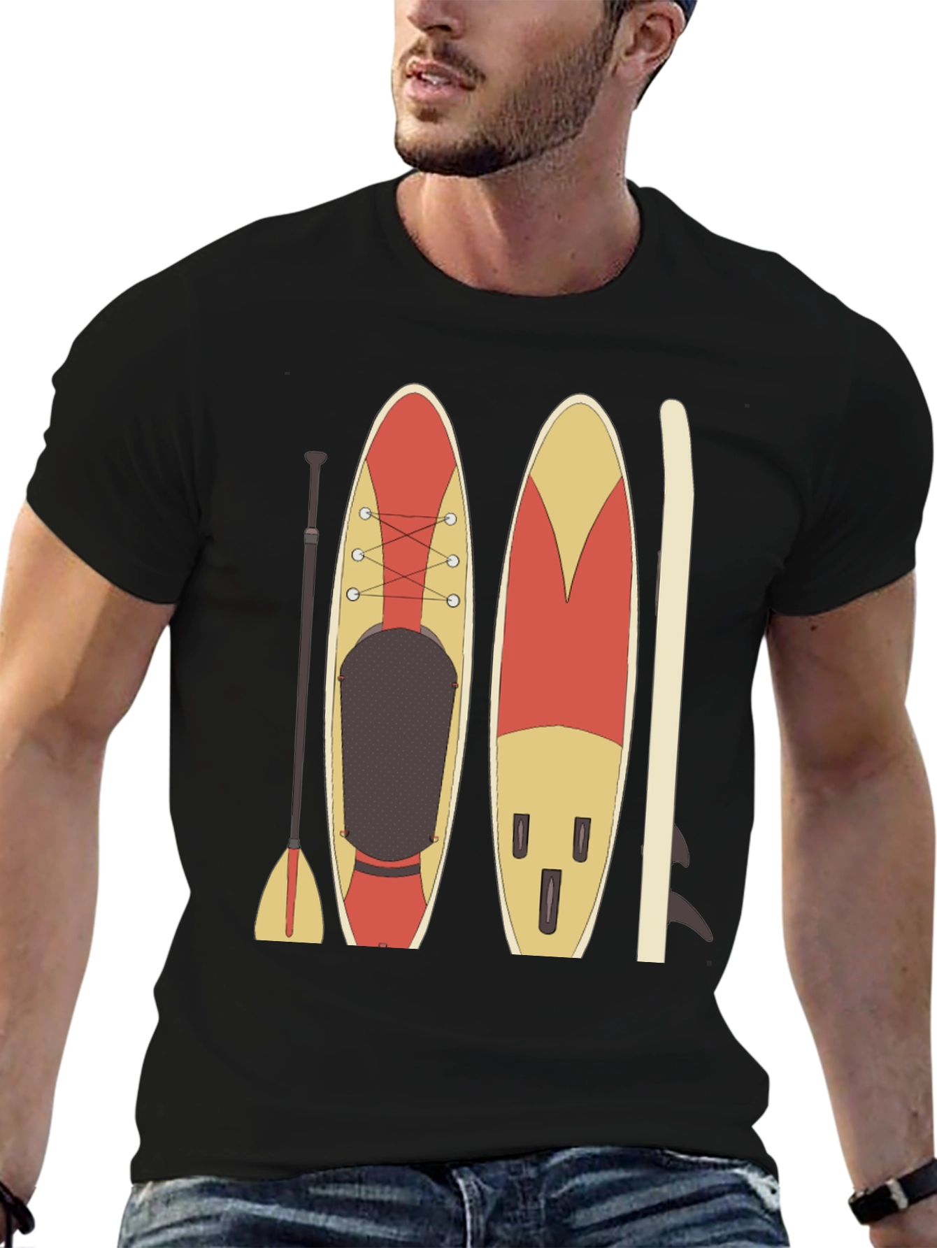Paddle Board T-Shirt: Surfs Up!