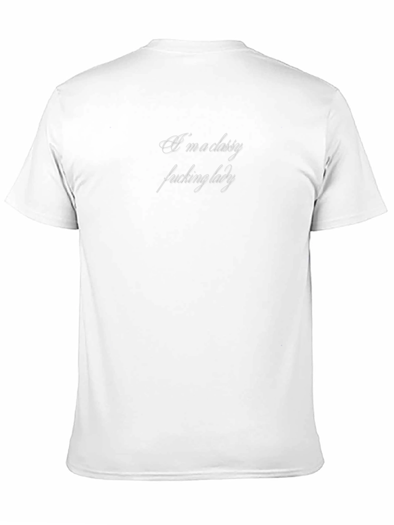 Classy Lady Black T-Shirt - Bold Statement Tee