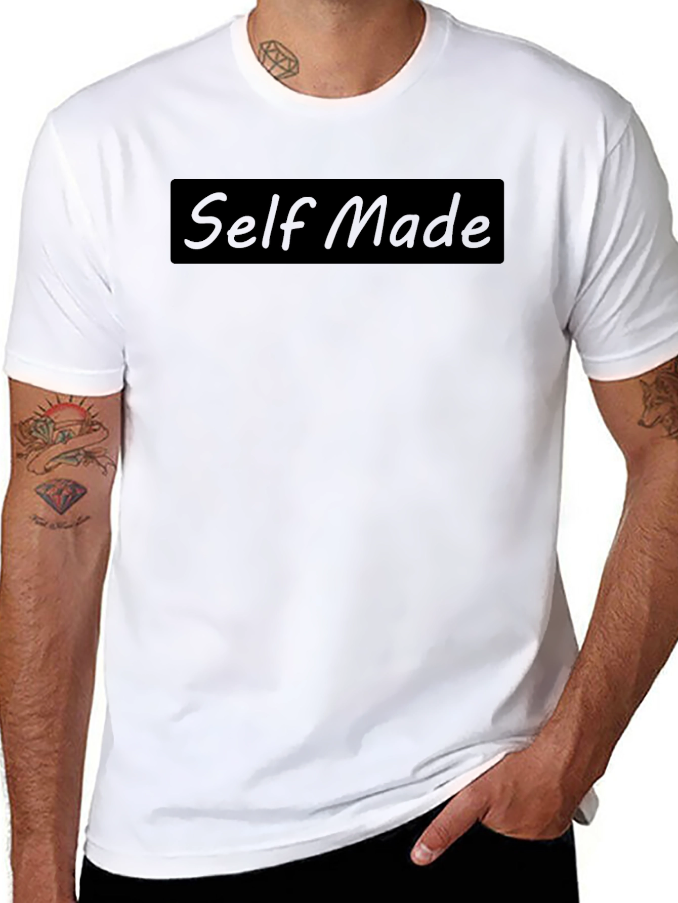 Self Made Black T-Shirt