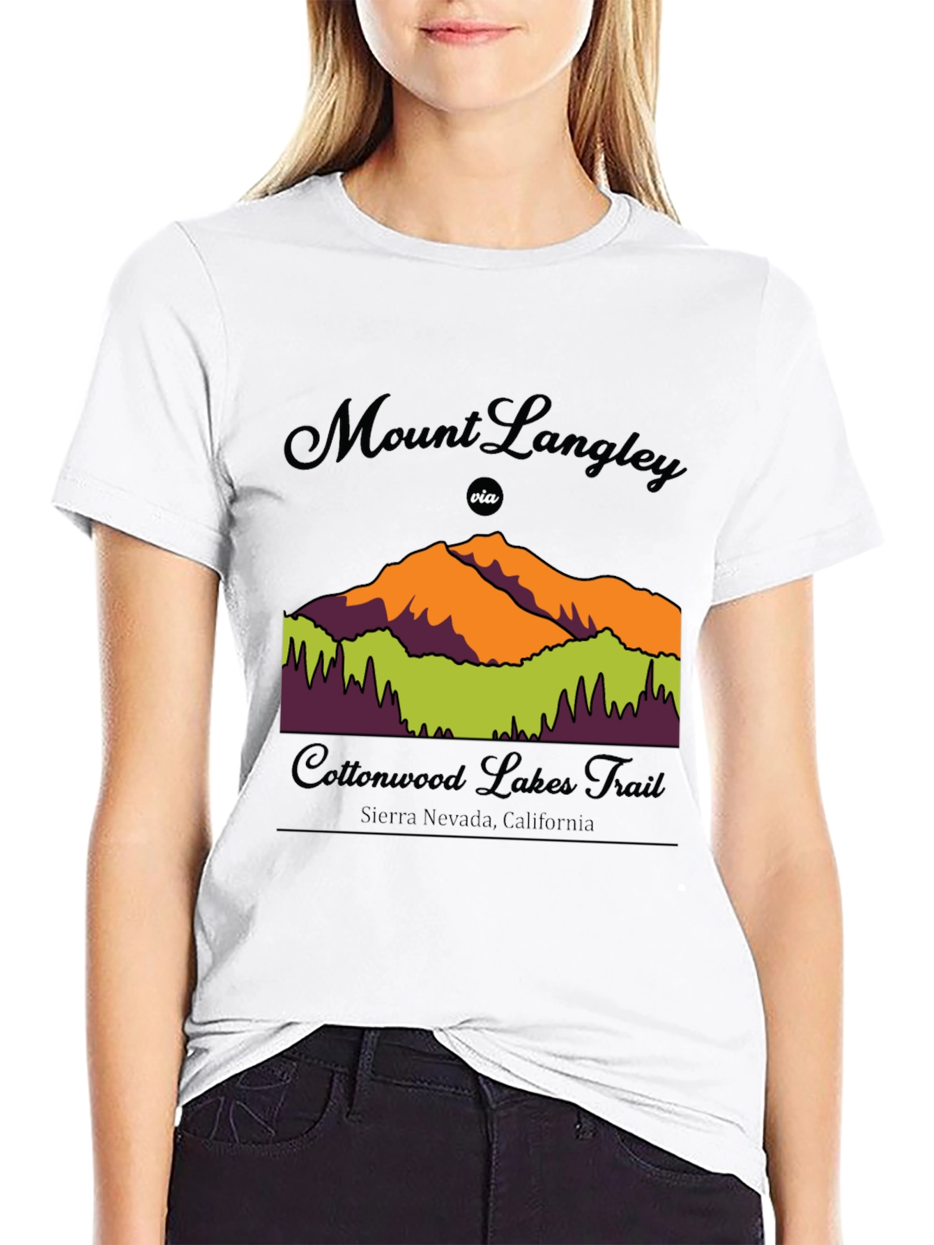 Mount Langley Cottonwood Lakes Trail T-Shirt
