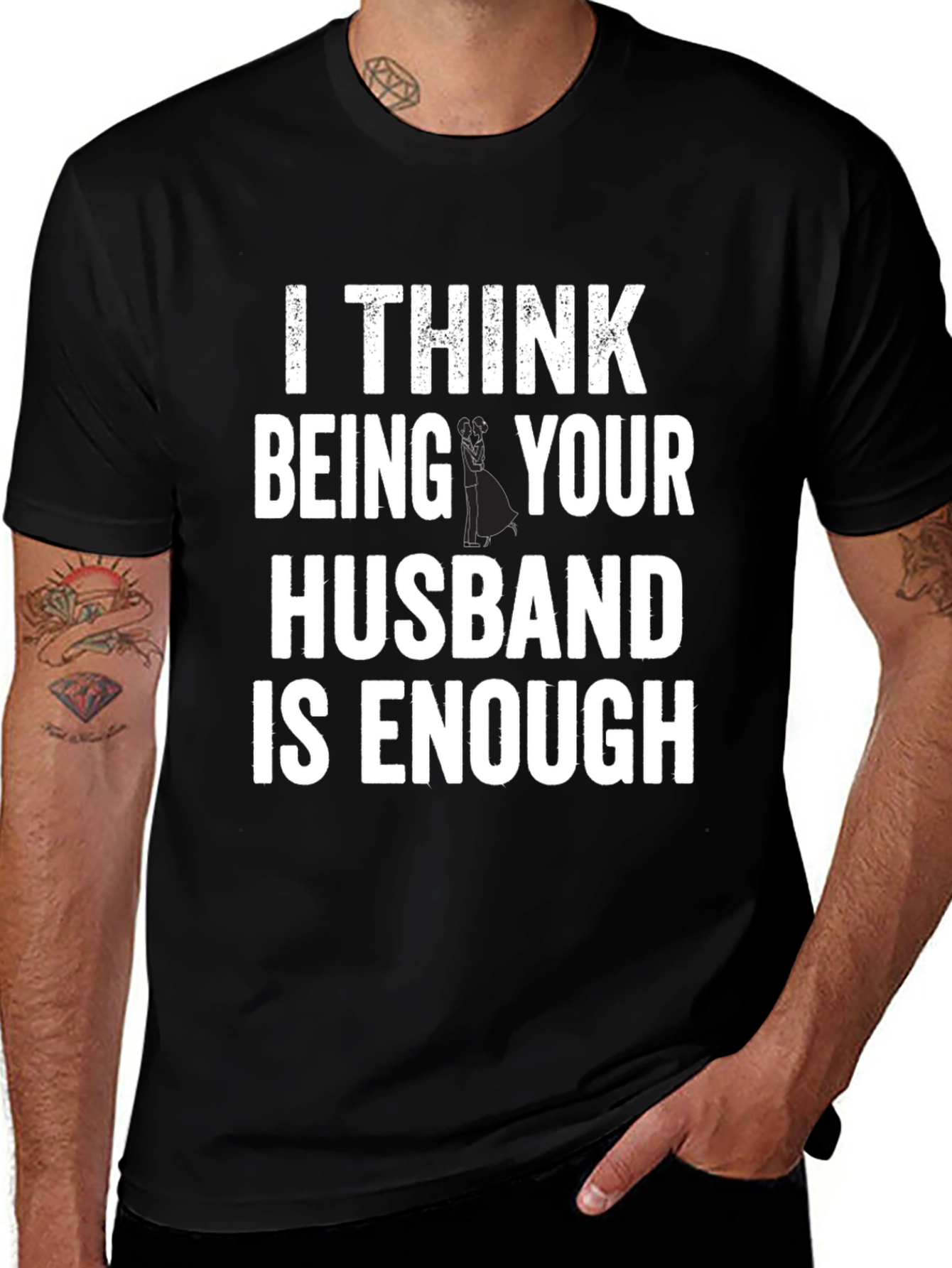 Husband Enough T-Shirt - Funny Groom Tee