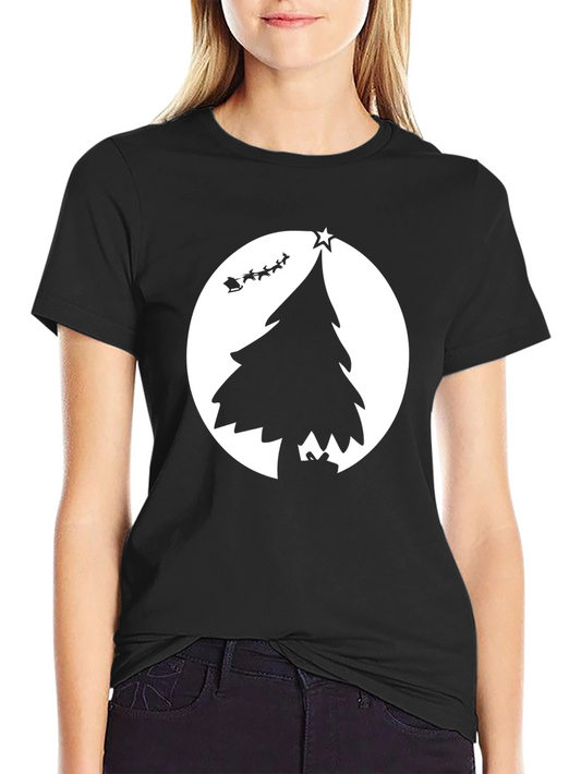 Christmas Tree Silhouette T-Shirt
