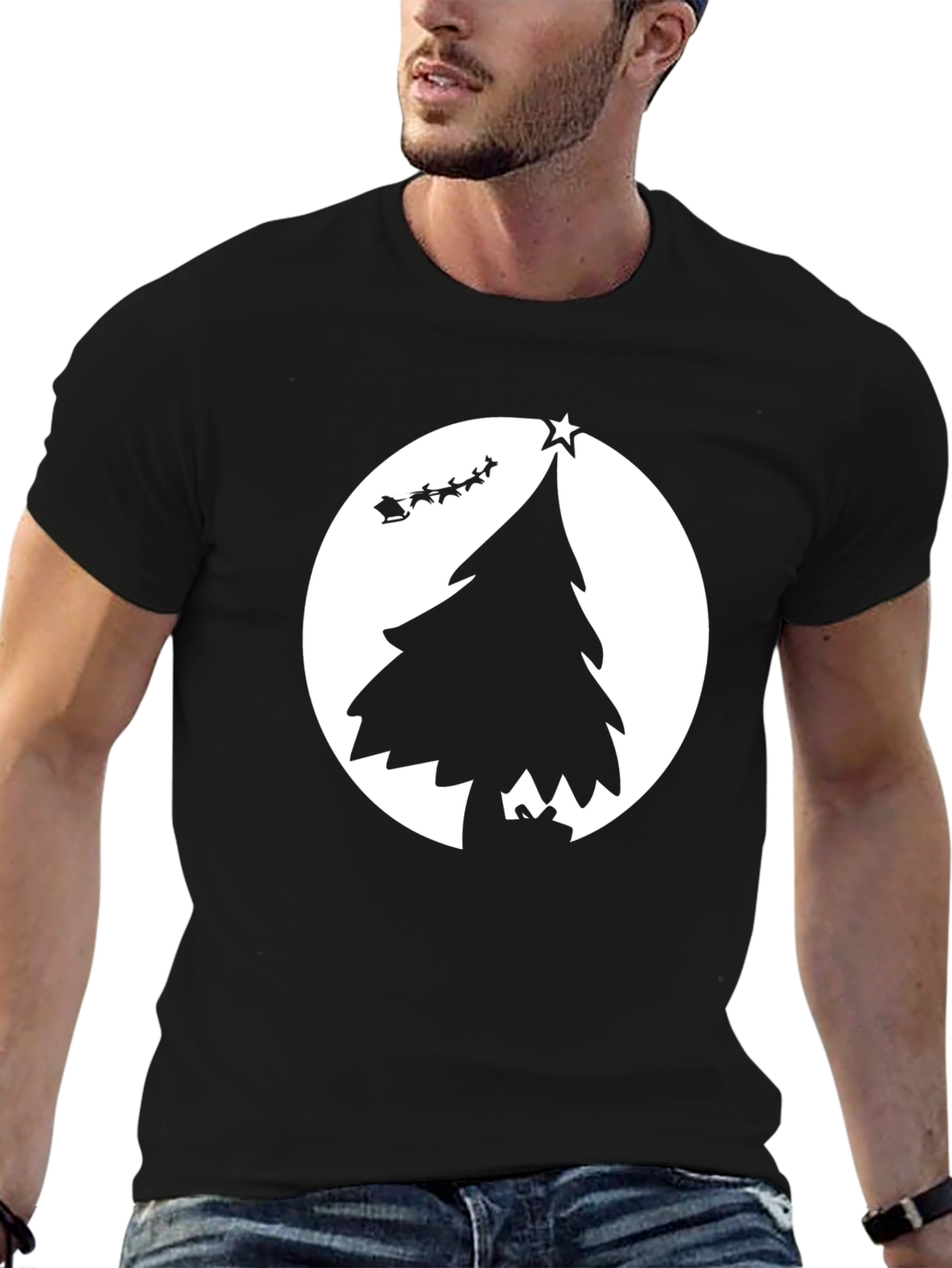 Christmas Tree Silhouette T-Shirt