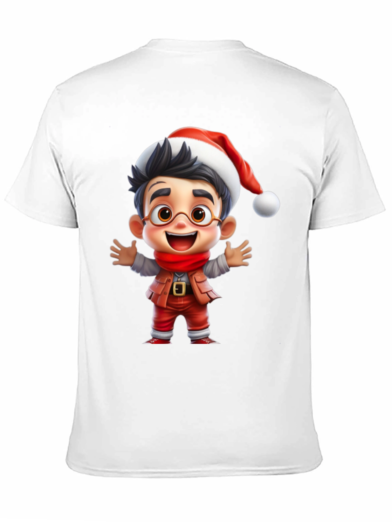 Festive Cartoon Character T-Shirt