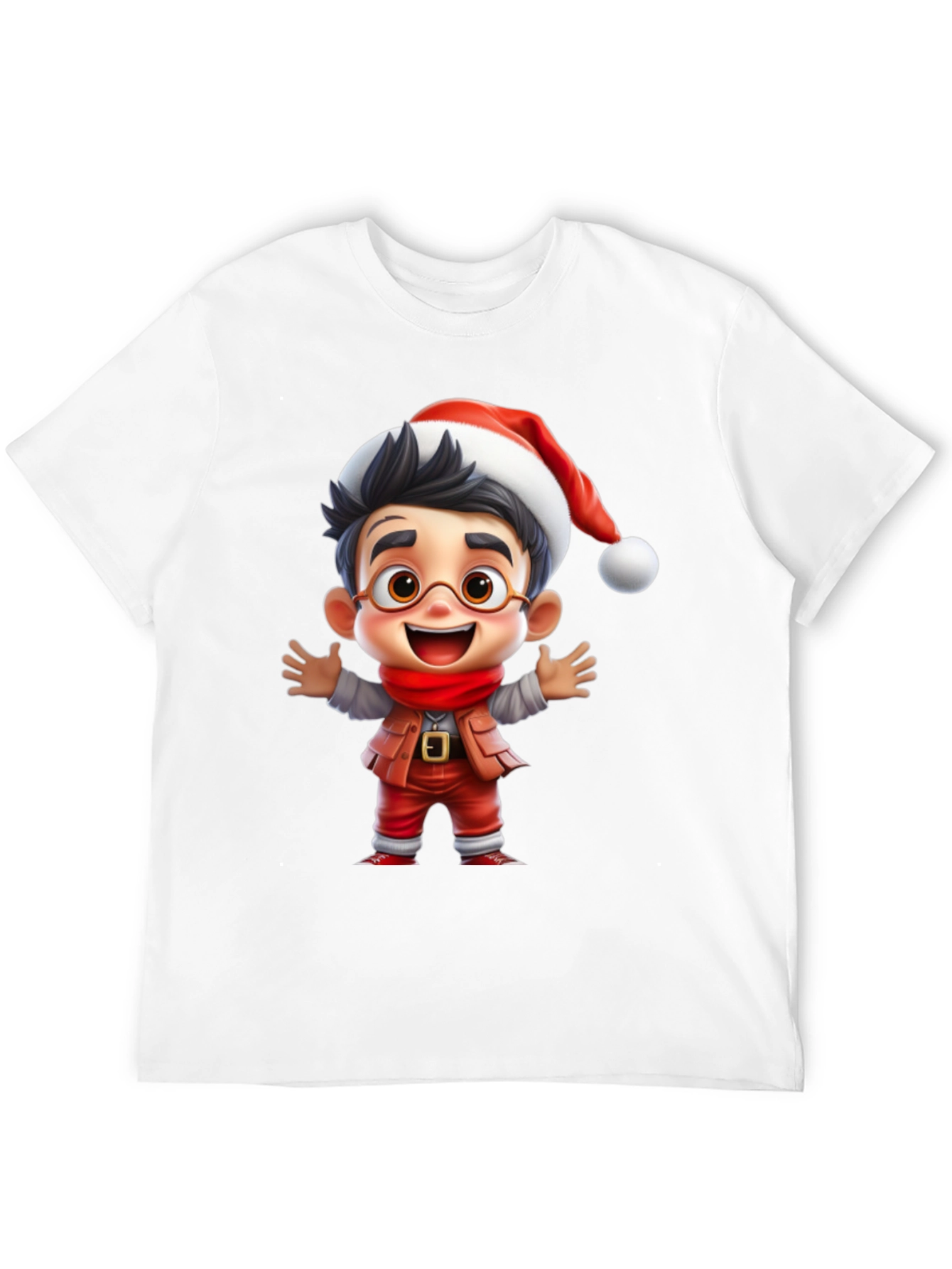Festive Cartoon Character T-Shirt