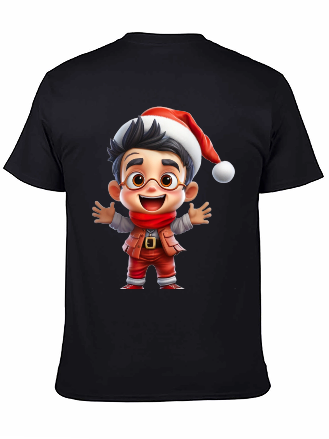 Festive Cartoon Character T-Shirt