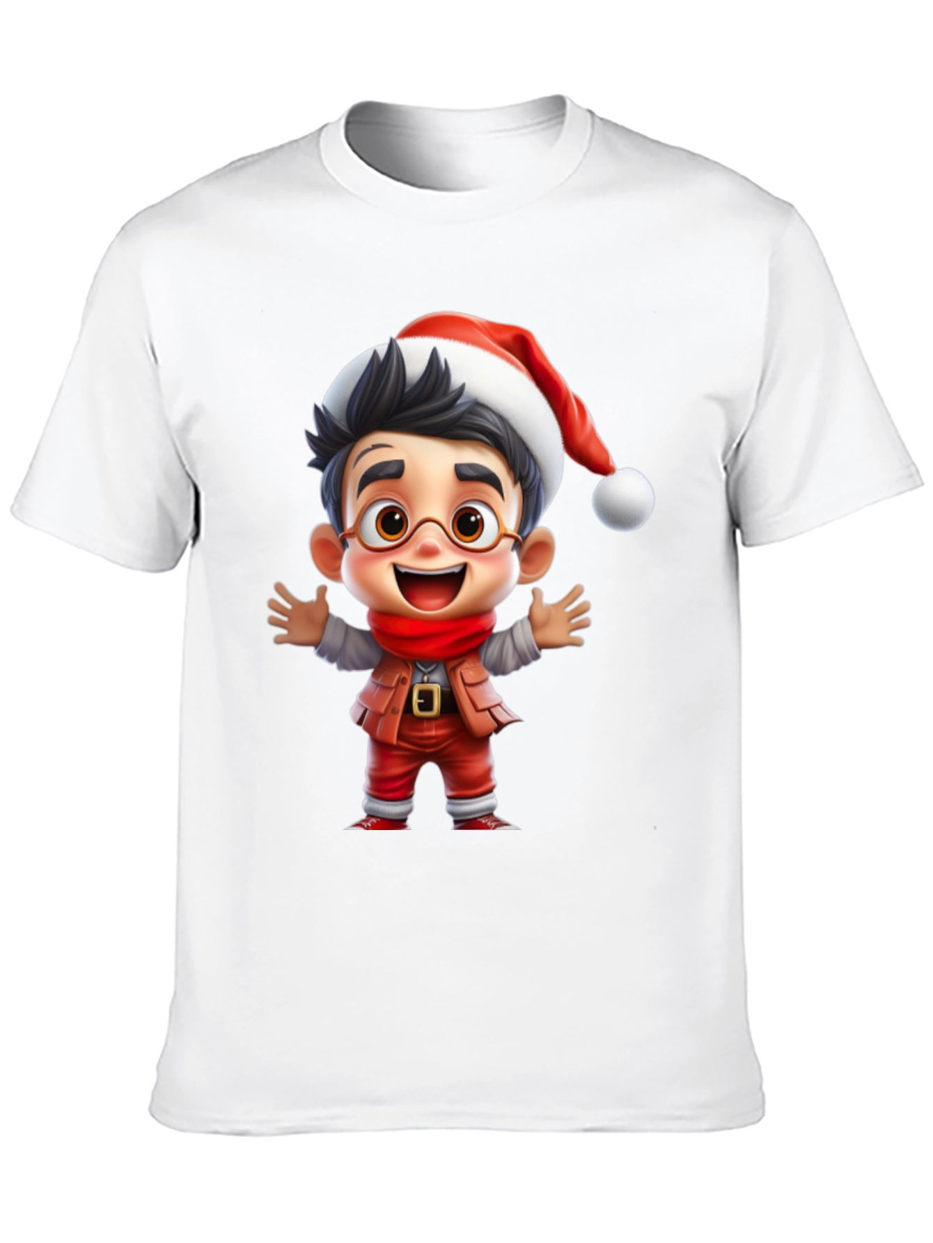 Festive Cartoon Character T-Shirt