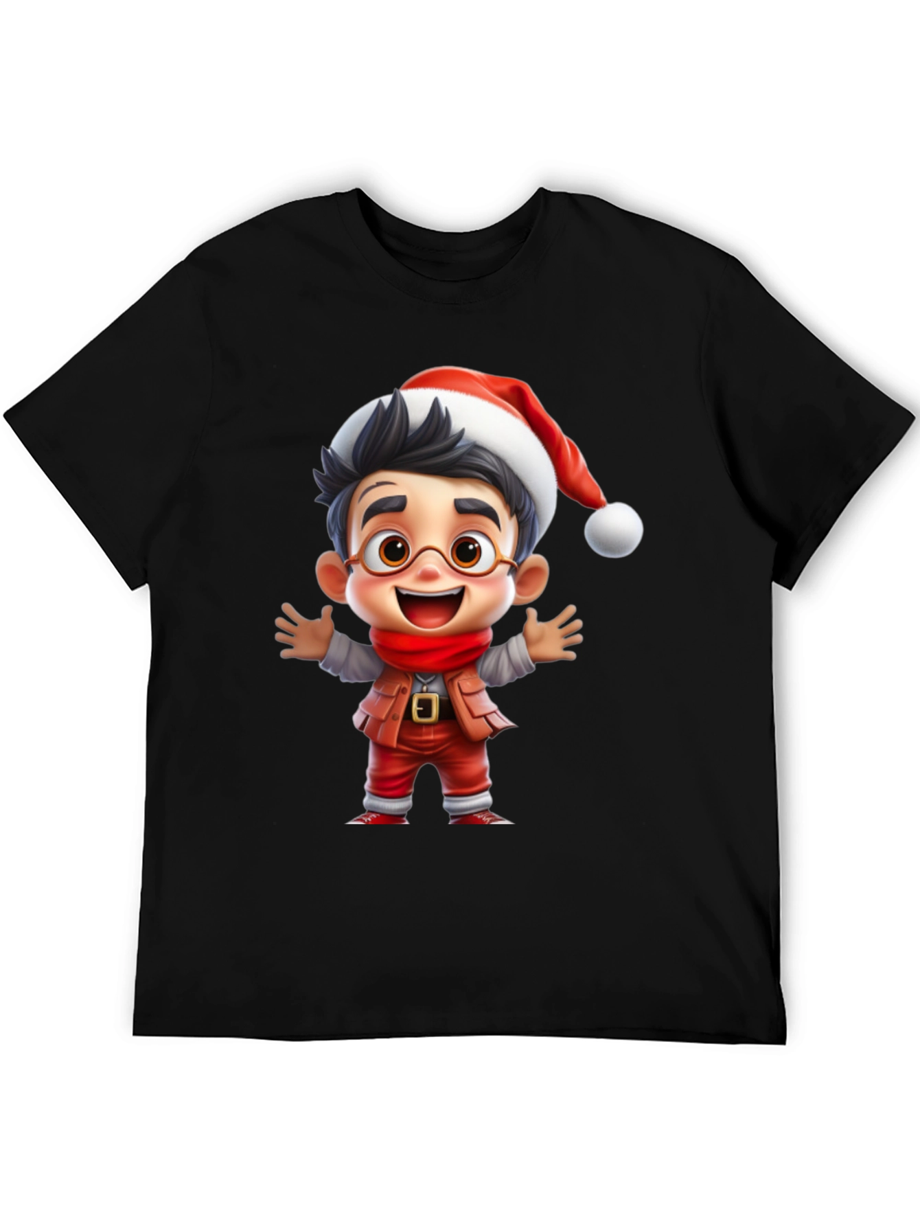 Festive Cartoon Character T-Shirt