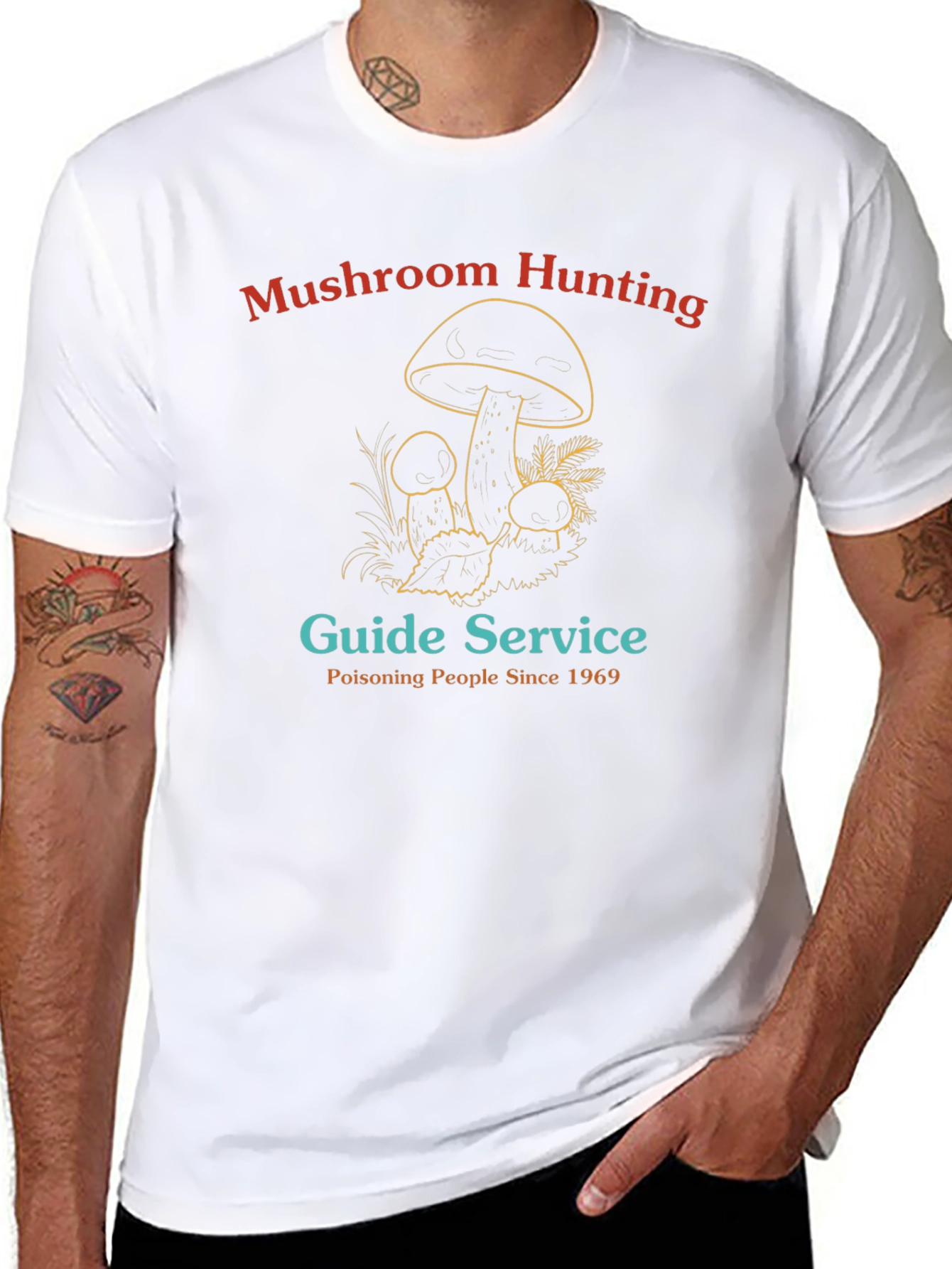Mushroom Hunting Guide Service T-Shirt