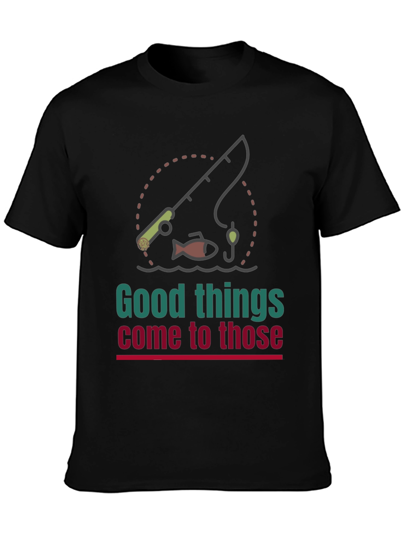 Fishing Graphic Tee - Good Things Come