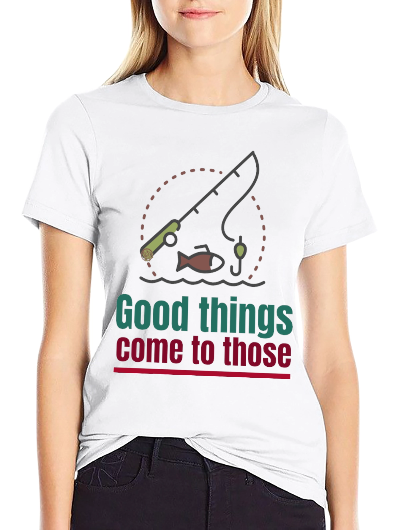Fishing Graphic Tee - Good Things Come