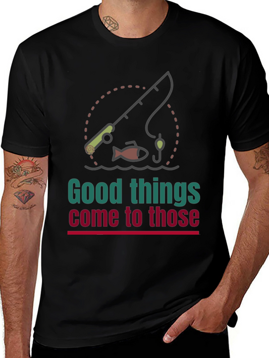 Fishing Graphic Tee - Good Things Come
