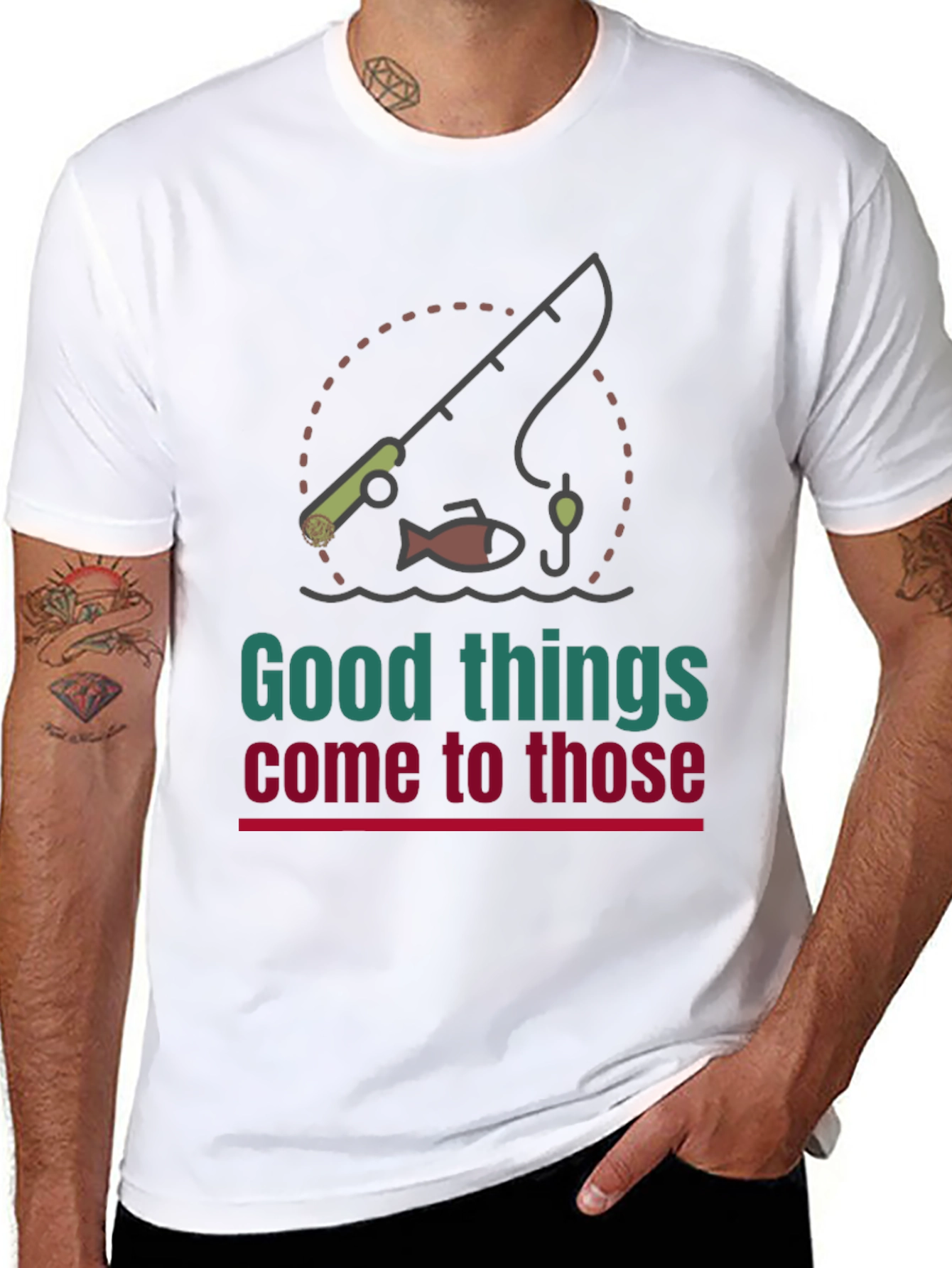 Fishing Graphic Tee - Good Things Come