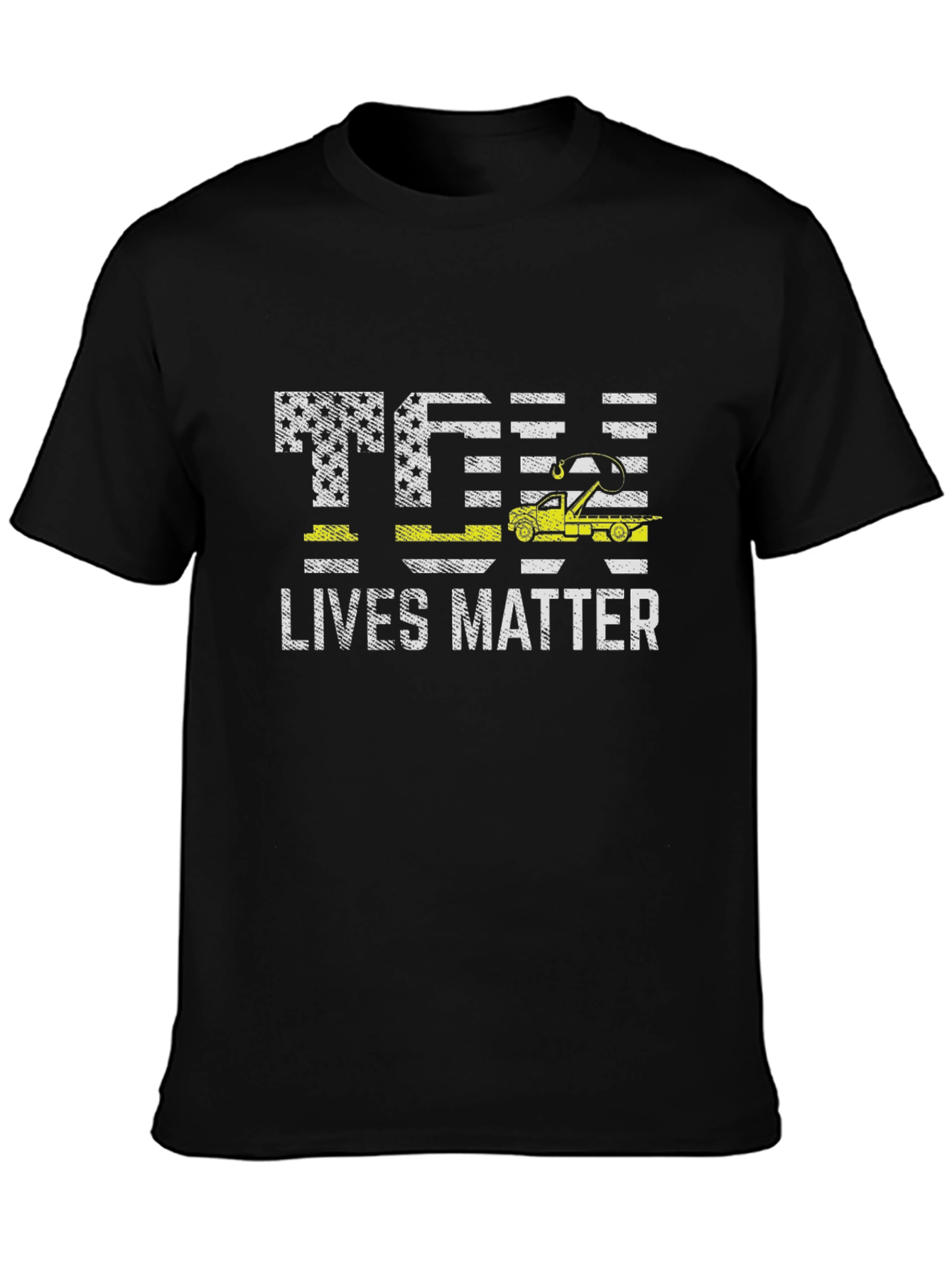 Tow Lives Matter American Flag T-Shirt