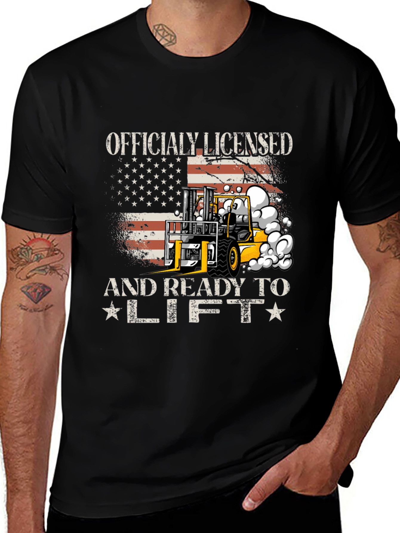 Officially Licensed & Ready to Lift Forklift T-Shirt