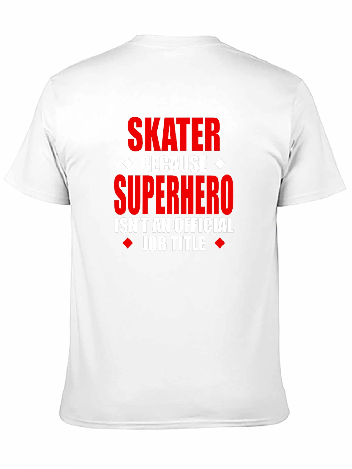 Skater Superhero Graphic Tee - Funny Novelty T-Shirt