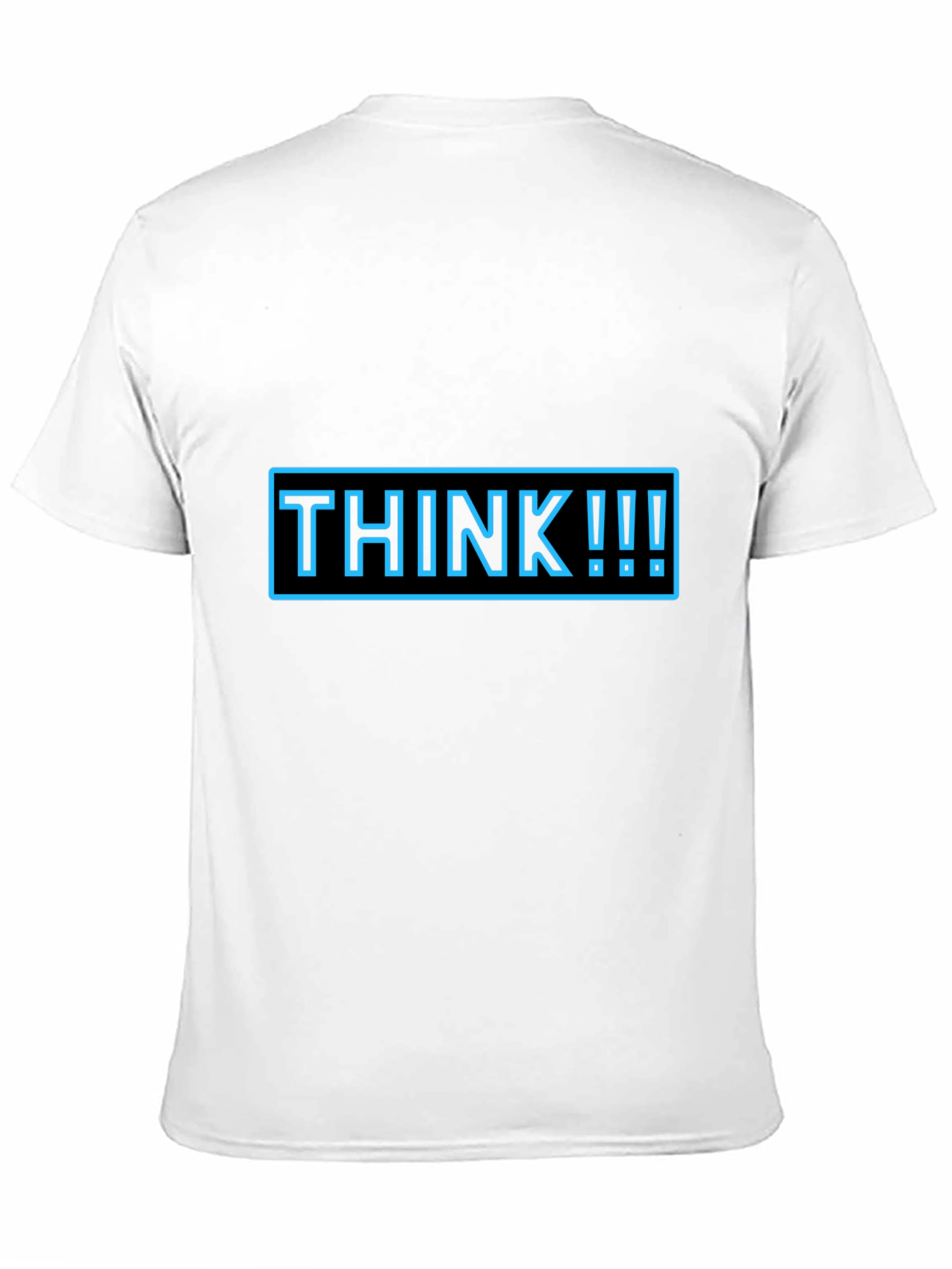 Think Graphic Tee - Black Casual T-Shirt