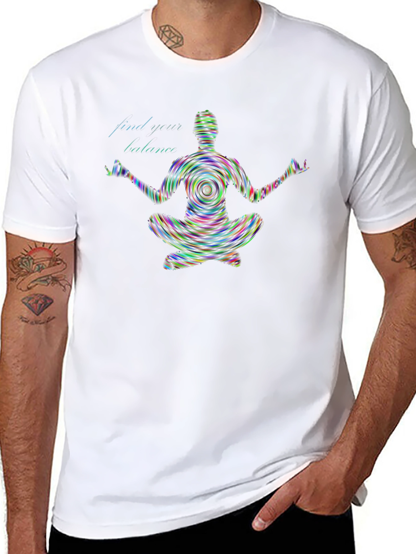 Meditative Balance Tee - Find Your Inner Peace